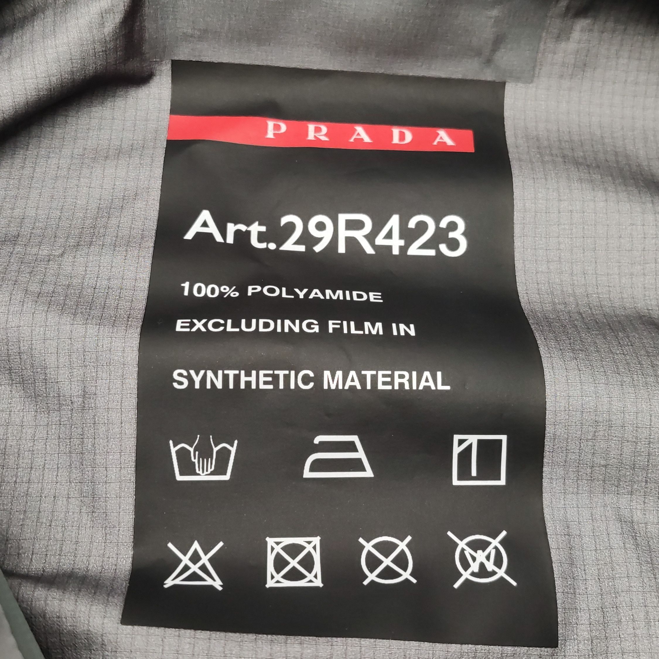 Prada Prada Logo Hooded Light Jacket Size XS Size US XS / EU 42 / 0 - 5 Thumbnail