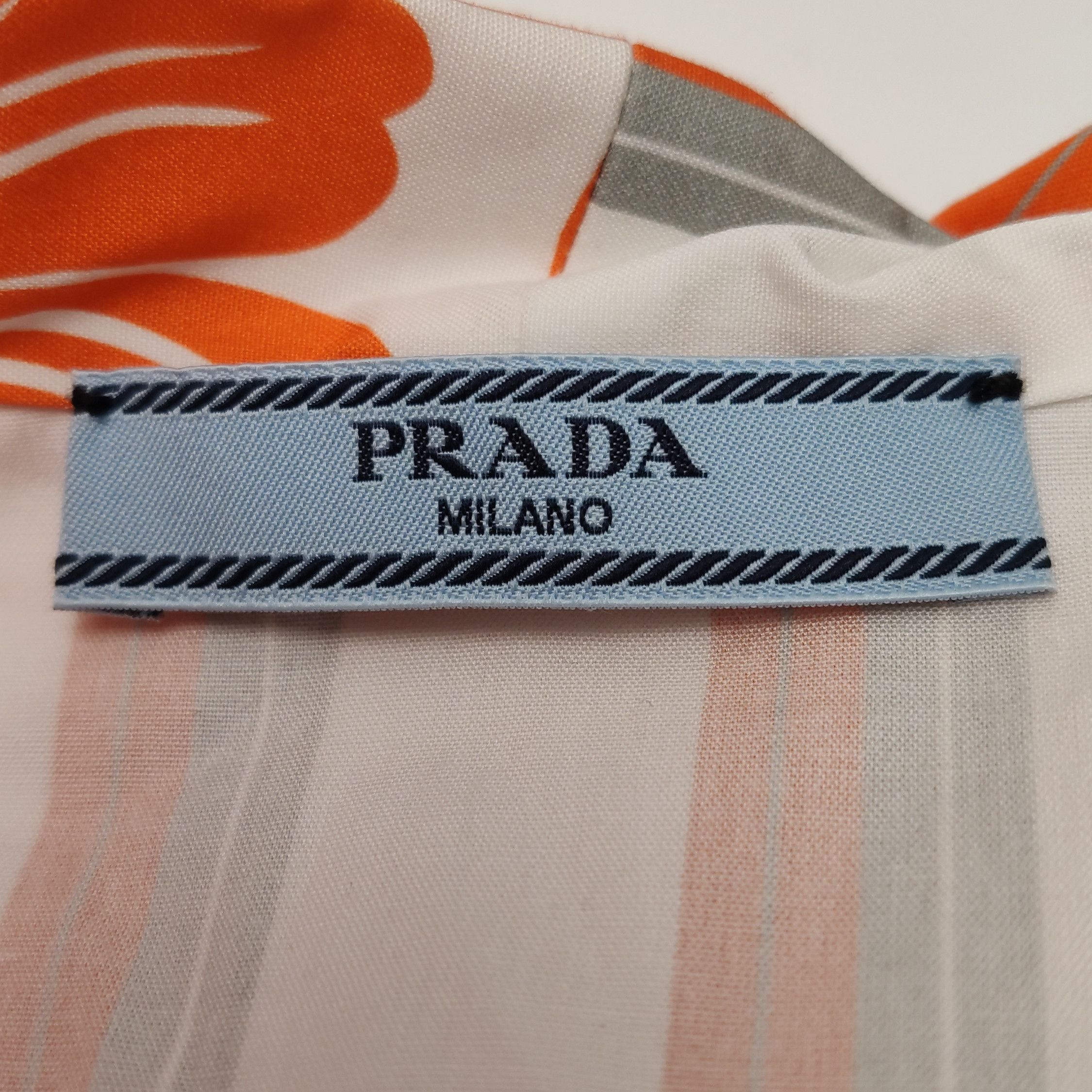 Prada Prada Floral Striped Button Up Shirt Size 36 Size XS / US 0-2 / IT 36-38 - 5 Thumbnail