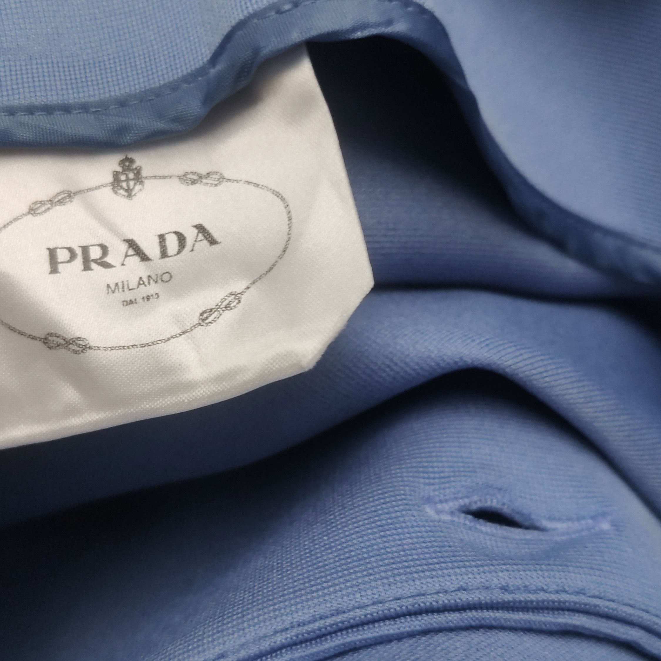 Prada Prada Logo Patch Tecno Jersey Mini Skirt Size 40 Size 27" / US 4 / IT 40 - 11 Thumbnail