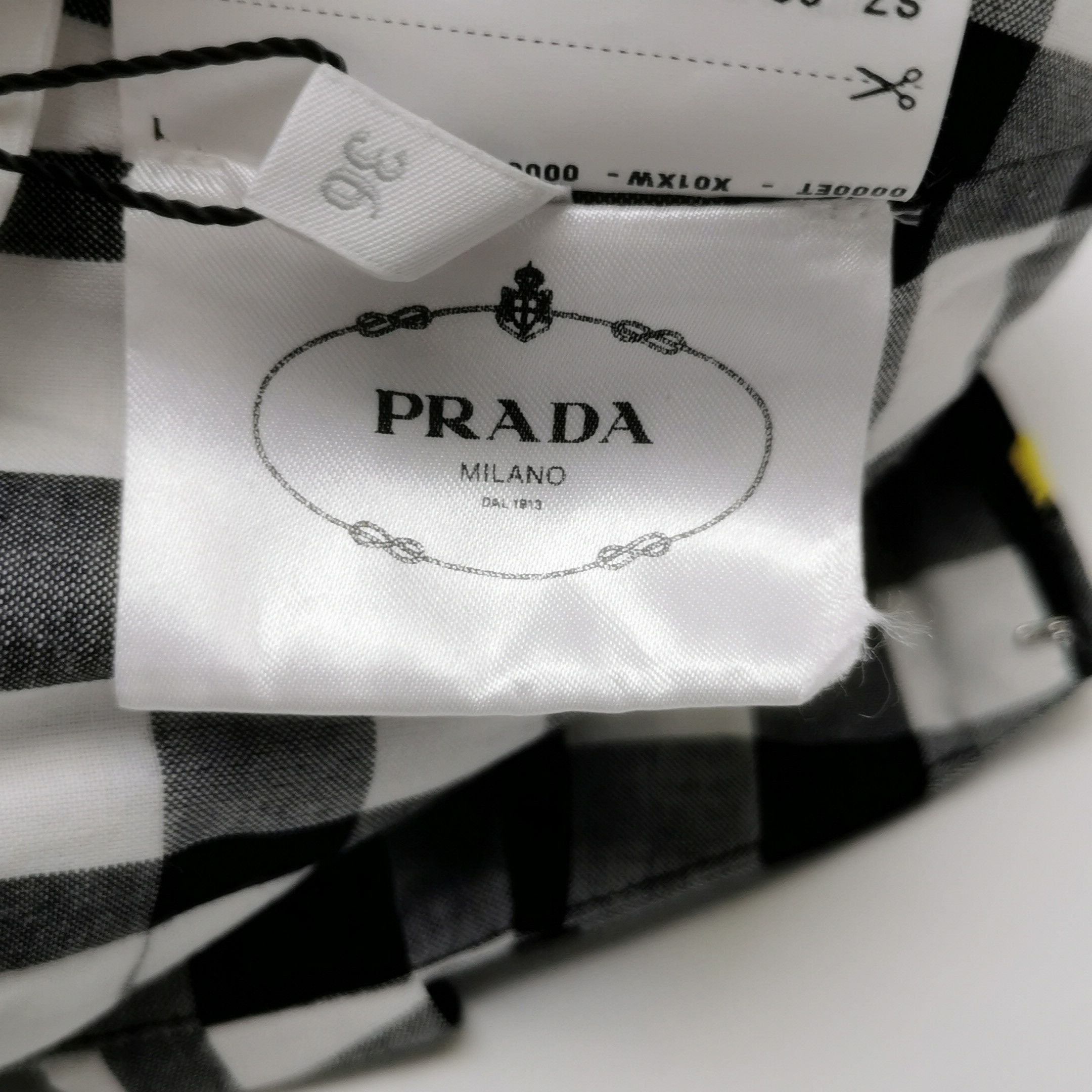 Prada Prada Gingham Check Crop Top Size 36 Size XS / US 0-2 / IT 36-38 - 8 Thumbnail