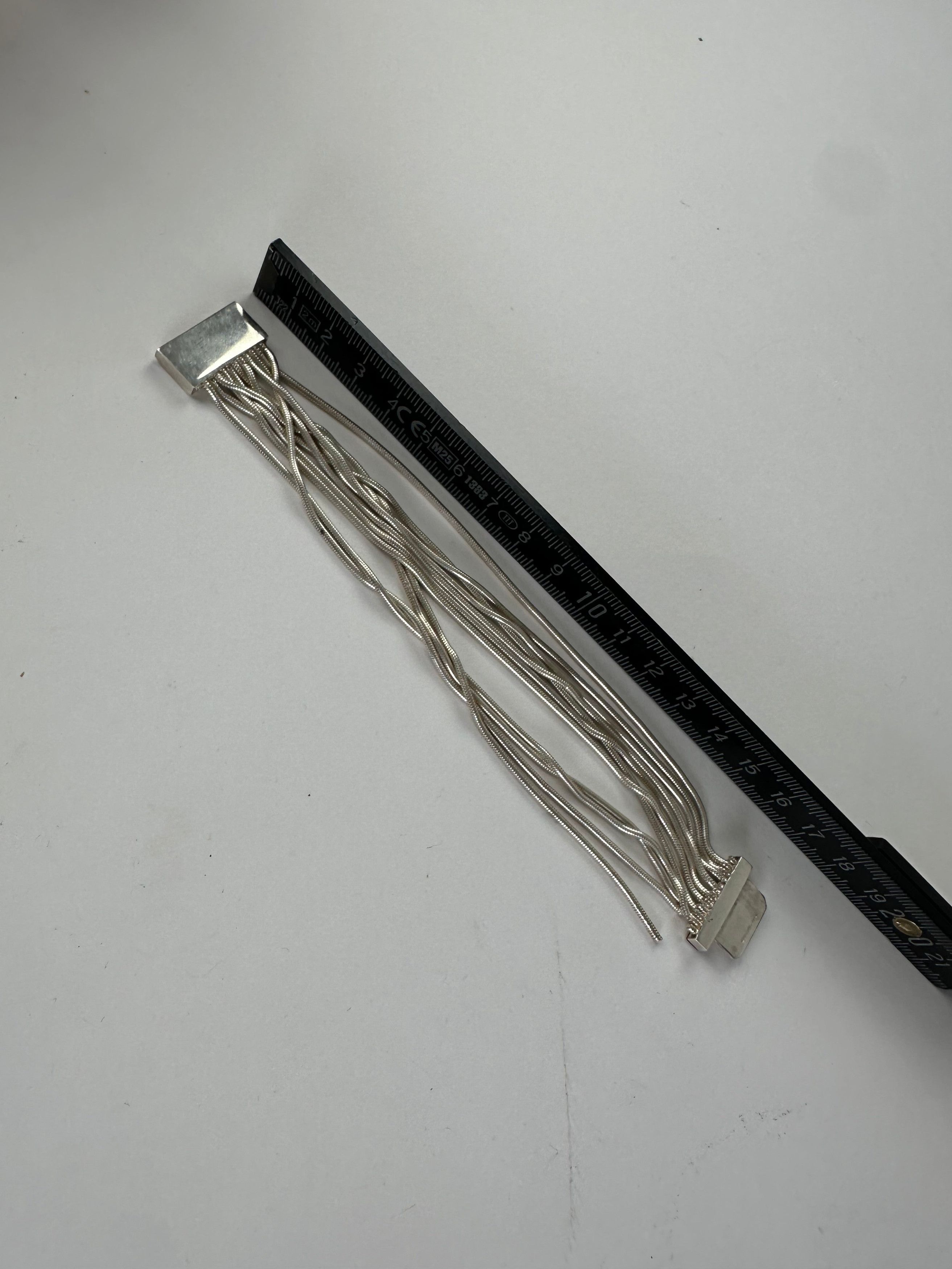 Gucci Vintage Logo Engraved Bracelet Silver Metal Size ONE SIZE - 10 Thumbnail
