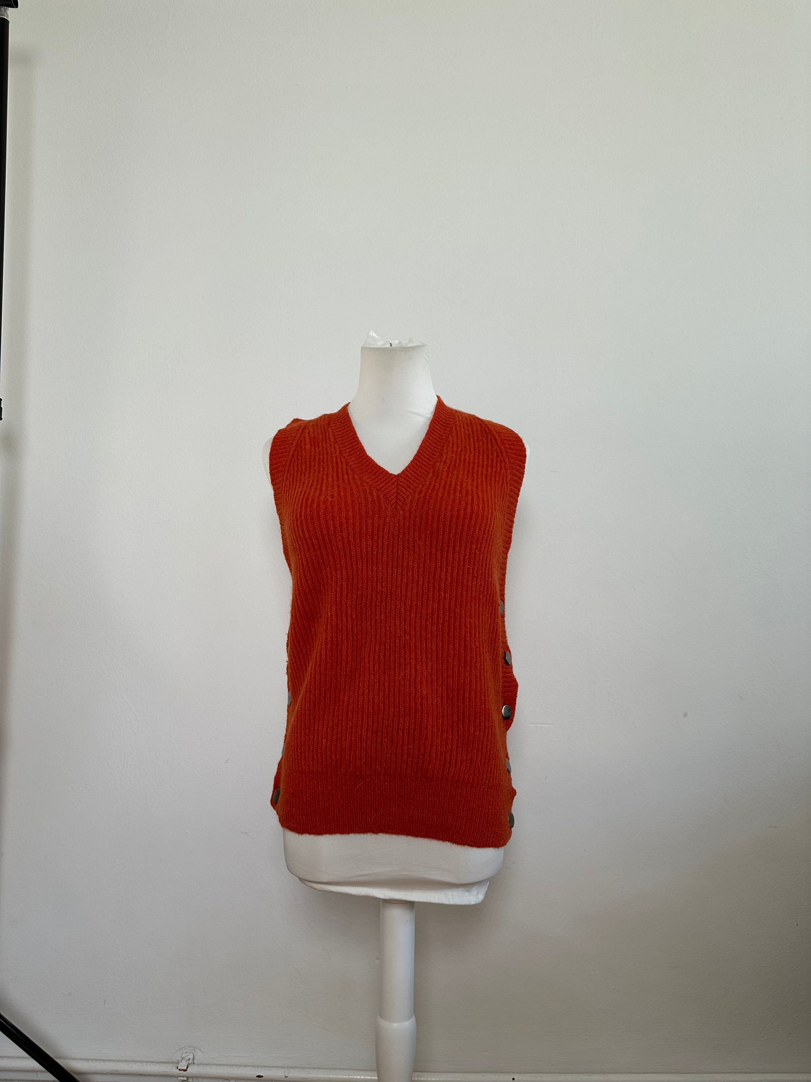 Chloe Vintage Wool Sweater Vest Vibrant Size L / US 10 / IT 46 - 9 Thumbnail
