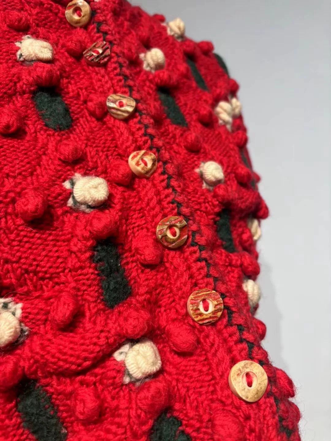 Gil Rodriguez GILCA PUTZ Vintage Hand-Embroidered Sweater Size M / US 6-8 / IT 42-44 - 3 Thumbnail