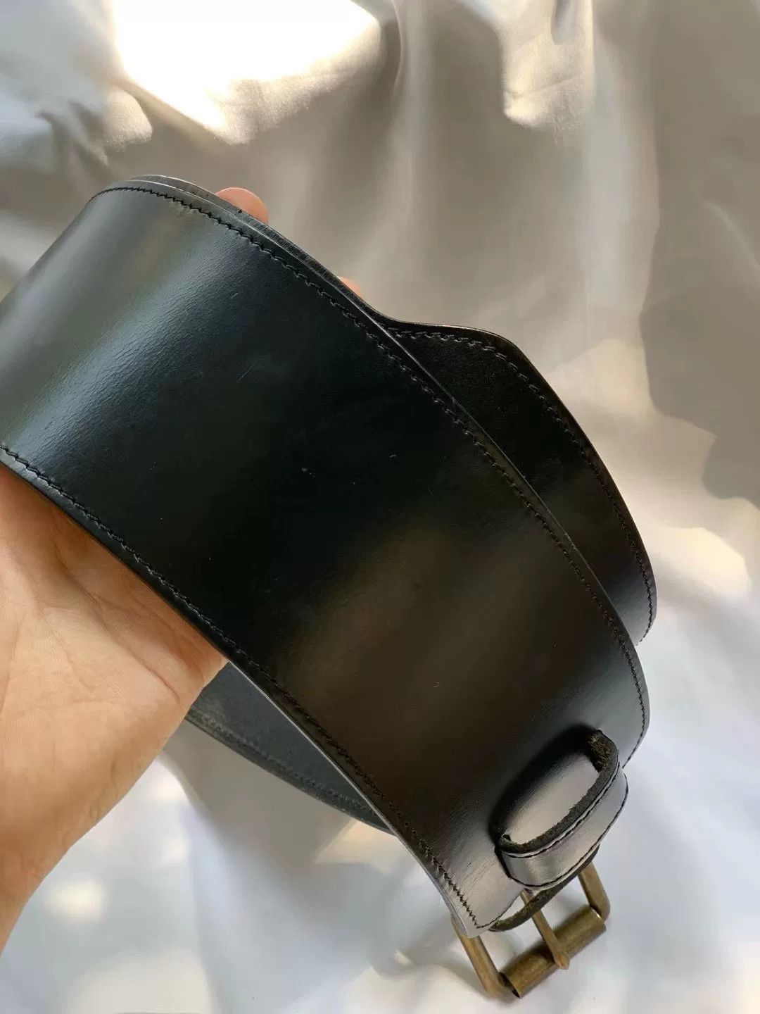 Burberry Burberry Vintage Leather Belt Size ONE SIZE - 5 Thumbnail