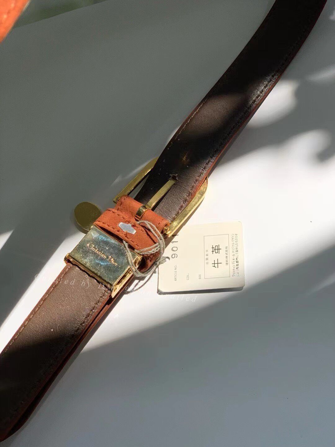Dior Dior Vintage Suede Belt Size ONE SIZE - 8 Thumbnail