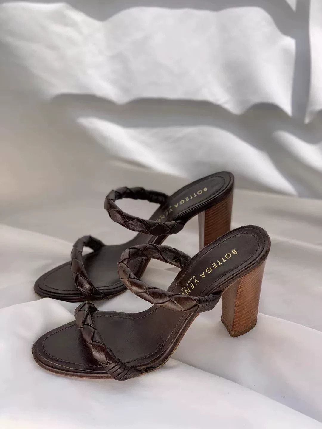 Bottega Veneta BOTTEGA VENETA Heel Sandals Size US 4 / IT 34 - 3 Thumbnail