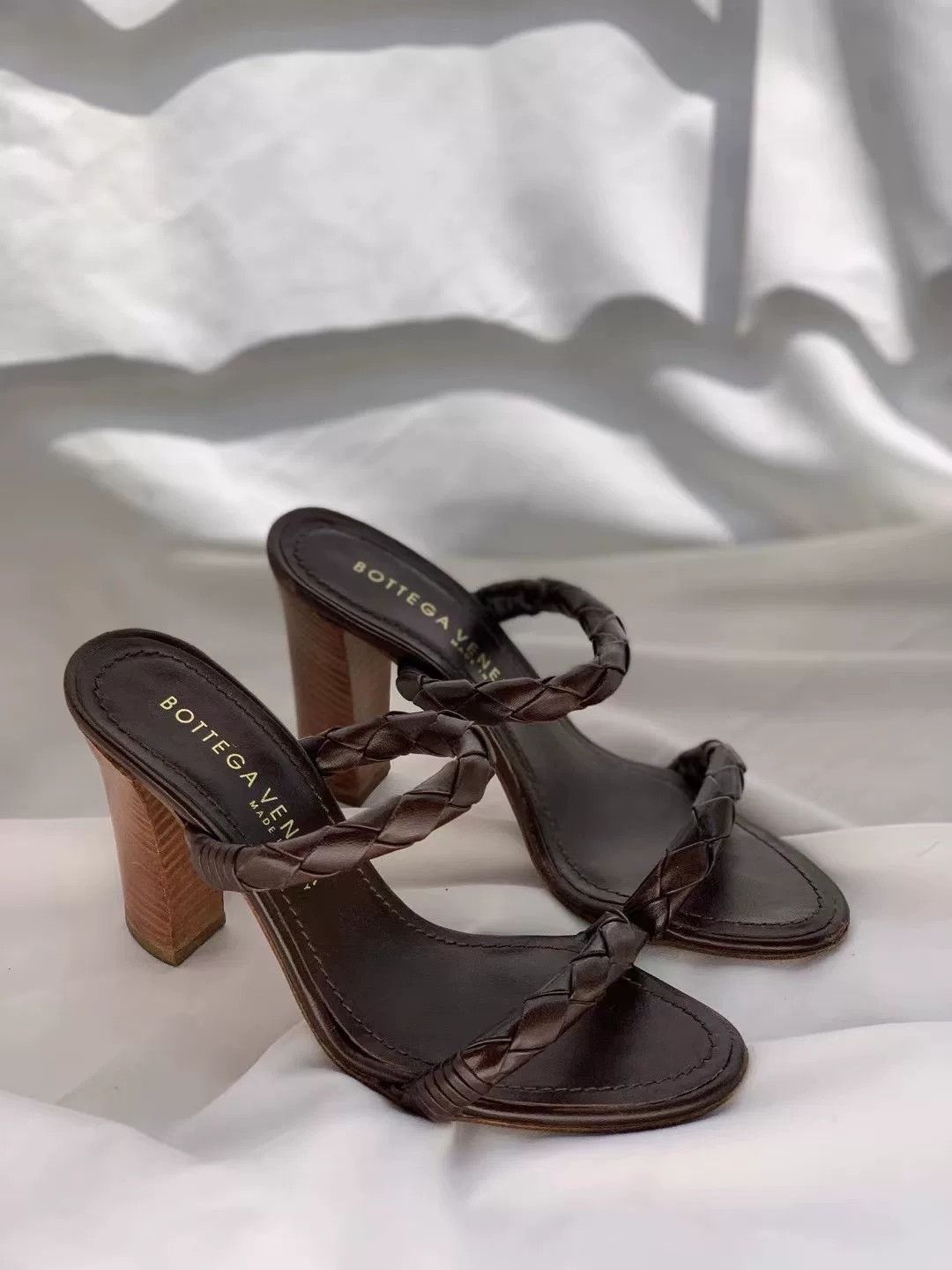 Bottega Veneta BOTTEGA VENETA Heel Sandals Size US 4 / IT 34 - 2 Thumbnail