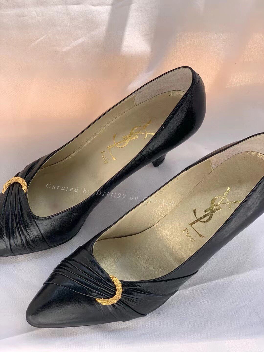 Yves Saint Laurent Vintage YSL Women's Shoes Size US 4 / IT 34 - 9 Thumbnail