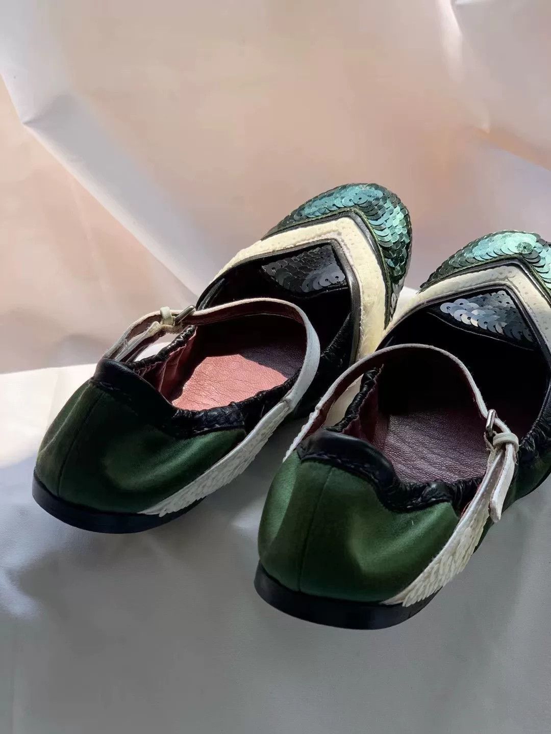 Miu Miu Miu Miu Sequin Flat Ballet Shoes Size US 4 / IT 34 - 3 Thumbnail