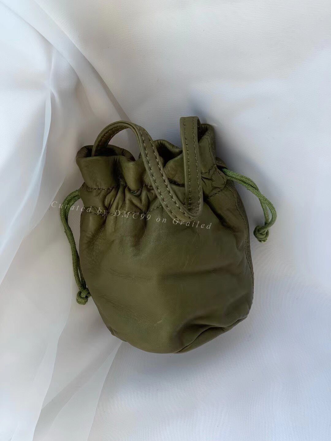 Yohji Yamamoto Y's Vintage Mini Leather Handbag Size ONE SIZE - 2 Thumbnail