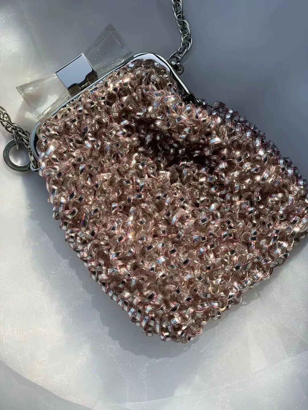 ANTEPRIMA Anteprima Pink Bow Clasp Small Coin Purse Size ONE SIZE - 5 Thumbnail