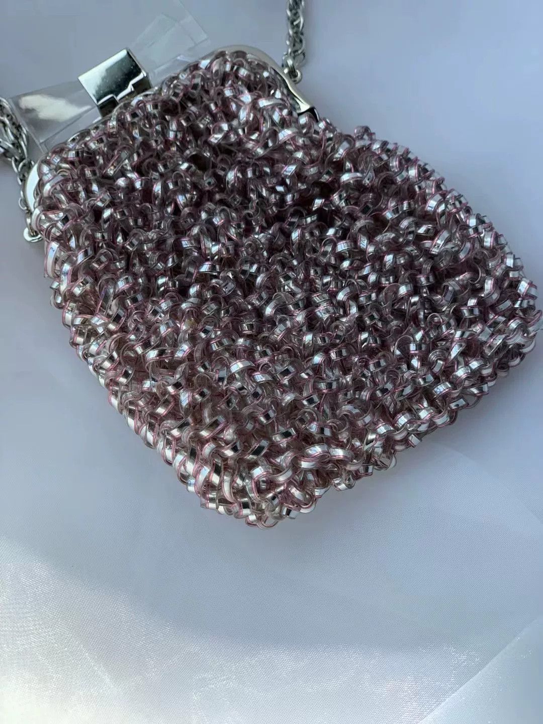 ANTEPRIMA Anteprima Pink Bow Clasp Small Coin Purse Size ONE SIZE - 6 Thumbnail