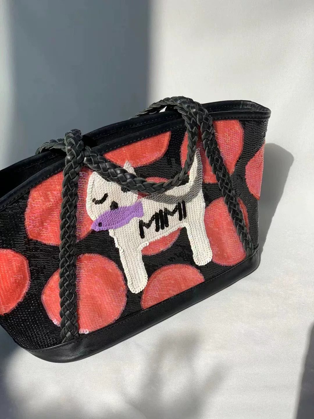 Vintage Mimi Pinson Sequin Embroidered Bag Size ONE SIZE - 7 Thumbnail