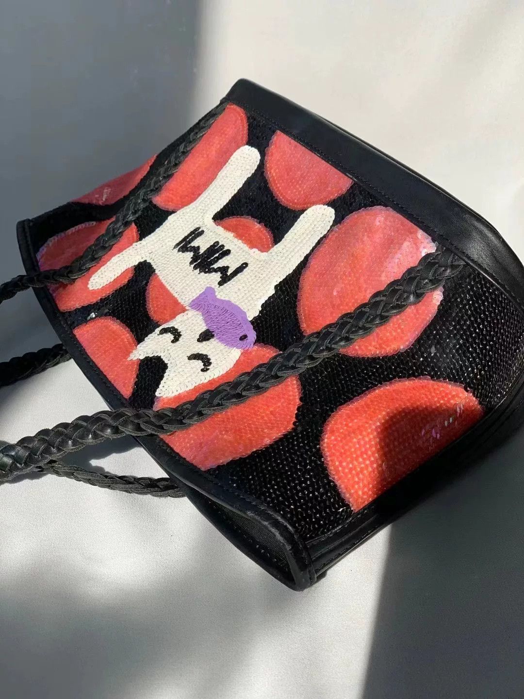Vintage Mimi Pinson Sequin Embroidered Bag Size ONE SIZE - 4 Thumbnail