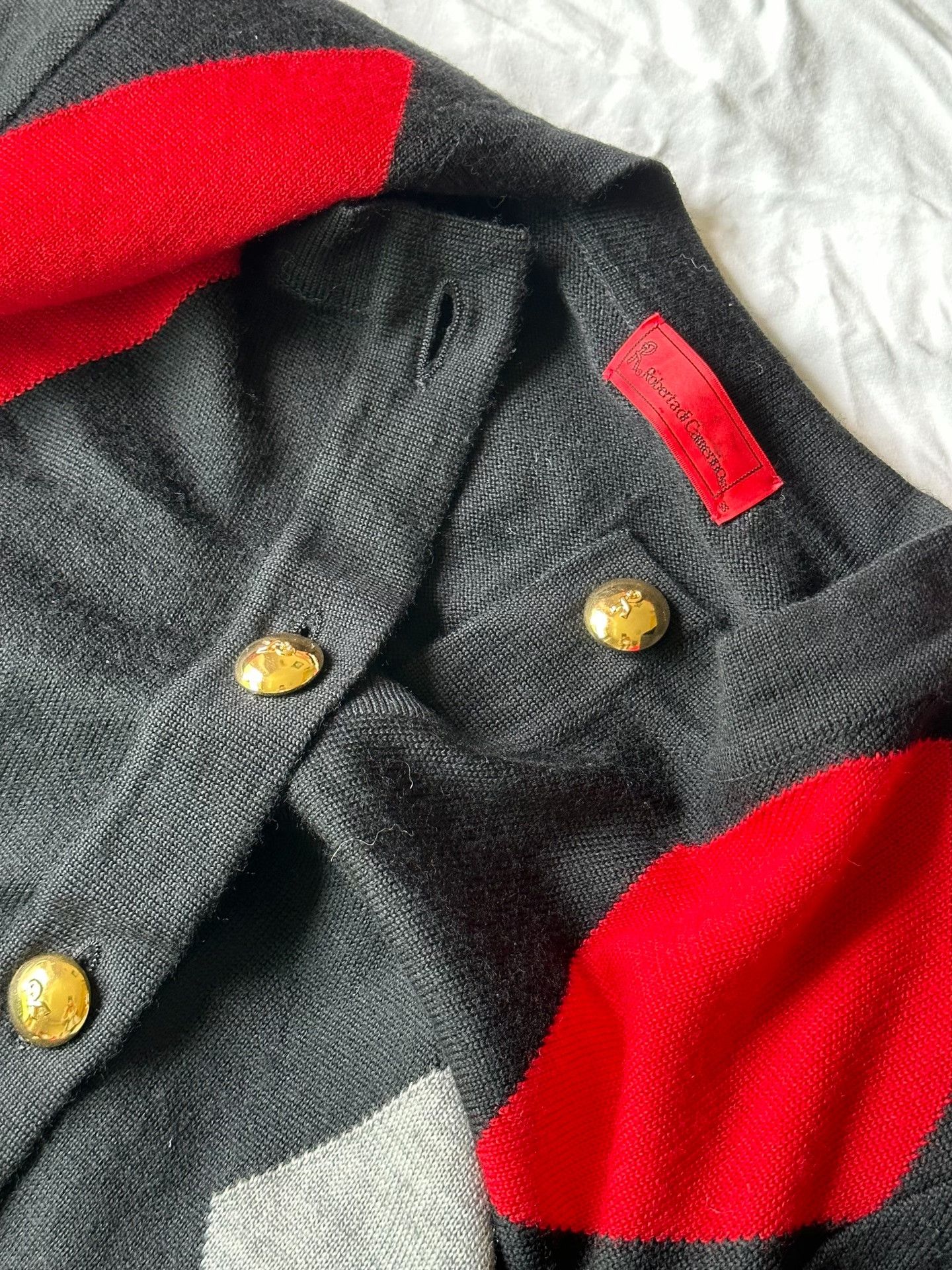 Roberta di Camerino Roberta di Camerino Vintage Wool Sweater Coat Size S / US 4 / IT 40 - 3 Thumbnail