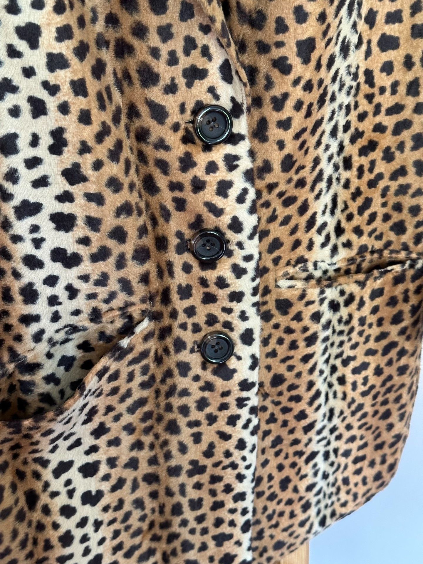 Decky Deicy Vintage Leopard Fur Coat Size XS / US 0-2 / IT 36-38 - 8 Thumbnail