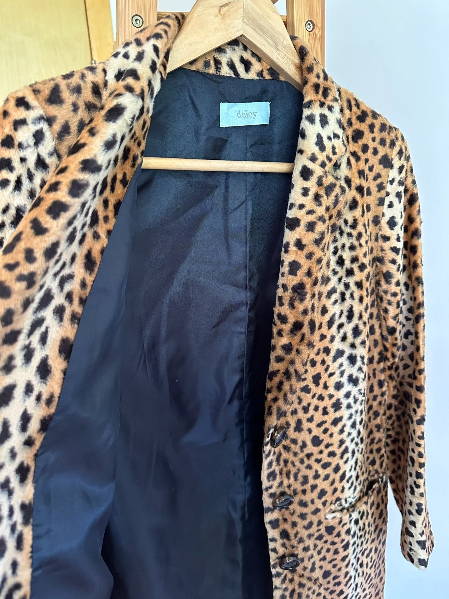 Decky Deicy Vintage Leopard Fur Coat Size XS / US 0-2 / IT 36-38 - 9 Thumbnail