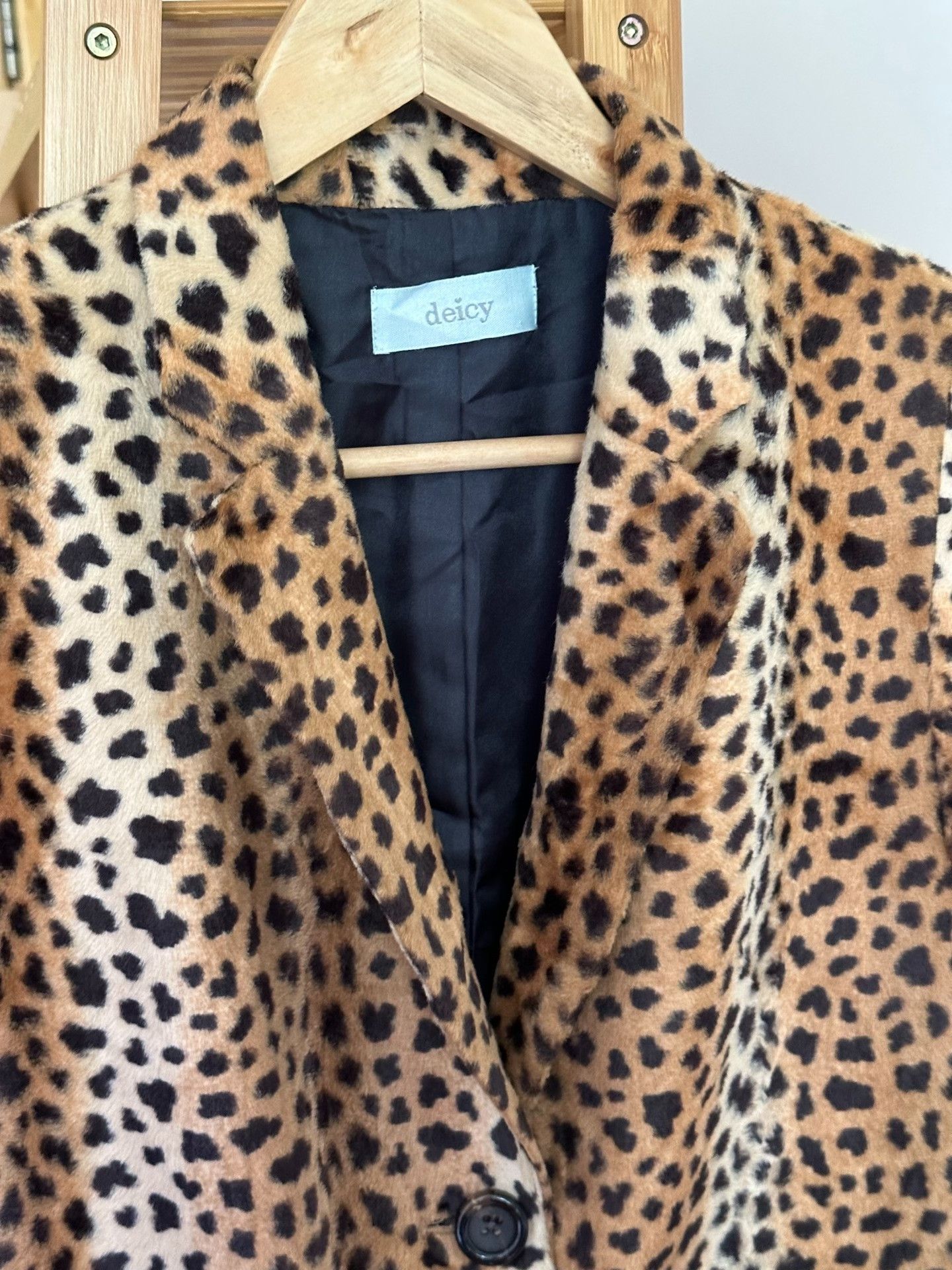 Decky Deicy Vintage Leopard Fur Coat Size XS / US 0-2 / IT 36-38 - 4 Thumbnail
