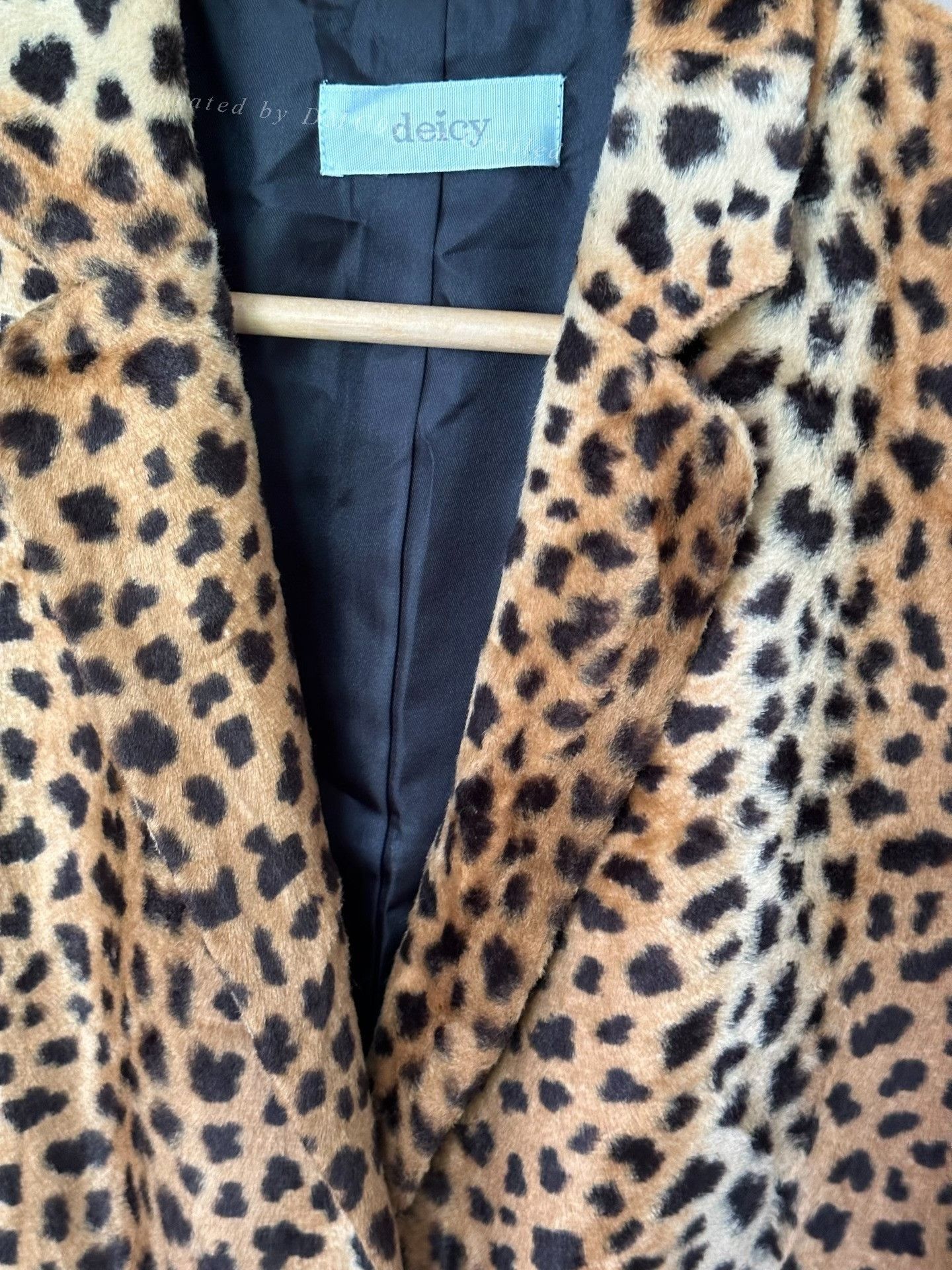 Decky Deicy Vintage Leopard Fur Coat Size XS / US 0-2 / IT 36-38 - 7 Thumbnail