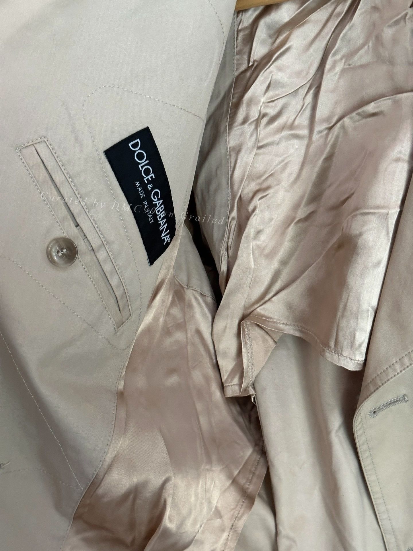 Dolce & Gabbana Dolce&Gabbana Vintage Italian-Made Trench Size US M / EU 48-50 / 2 - 7 Thumbnail