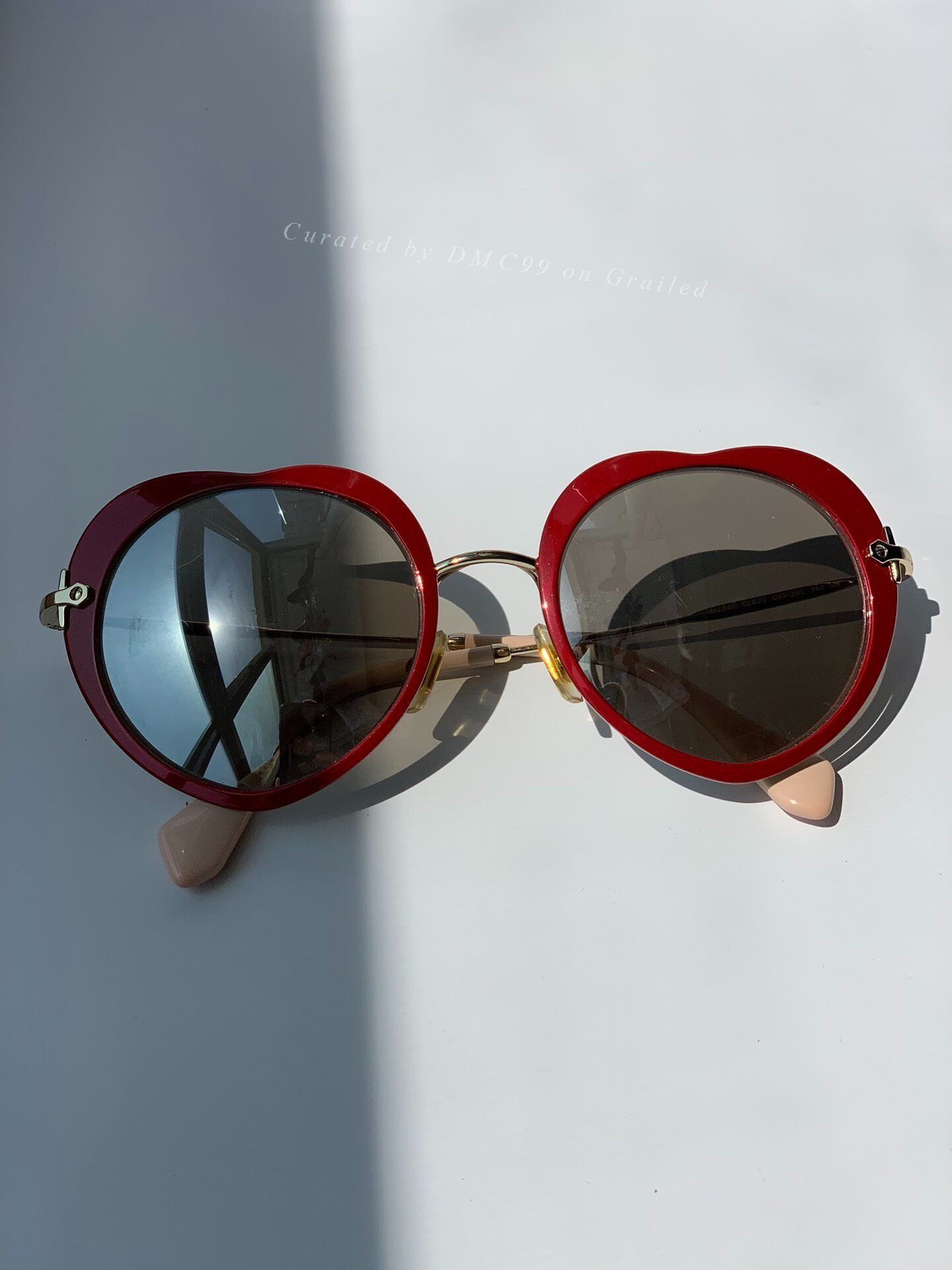 Miu Miu Miumiu Round Frame Sunglasses Size ONE SIZE - 3 Thumbnail