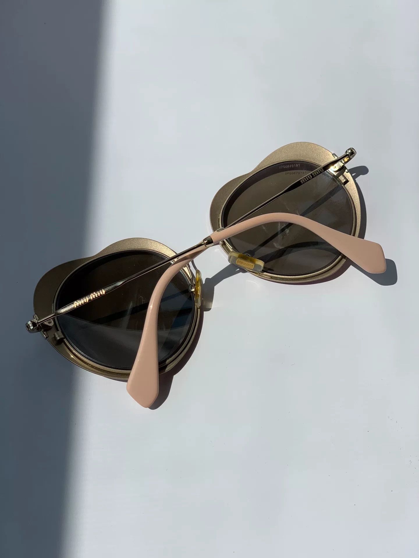 Miu Miu Miumiu Round Frame Sunglasses Size ONE SIZE - 9 Thumbnail