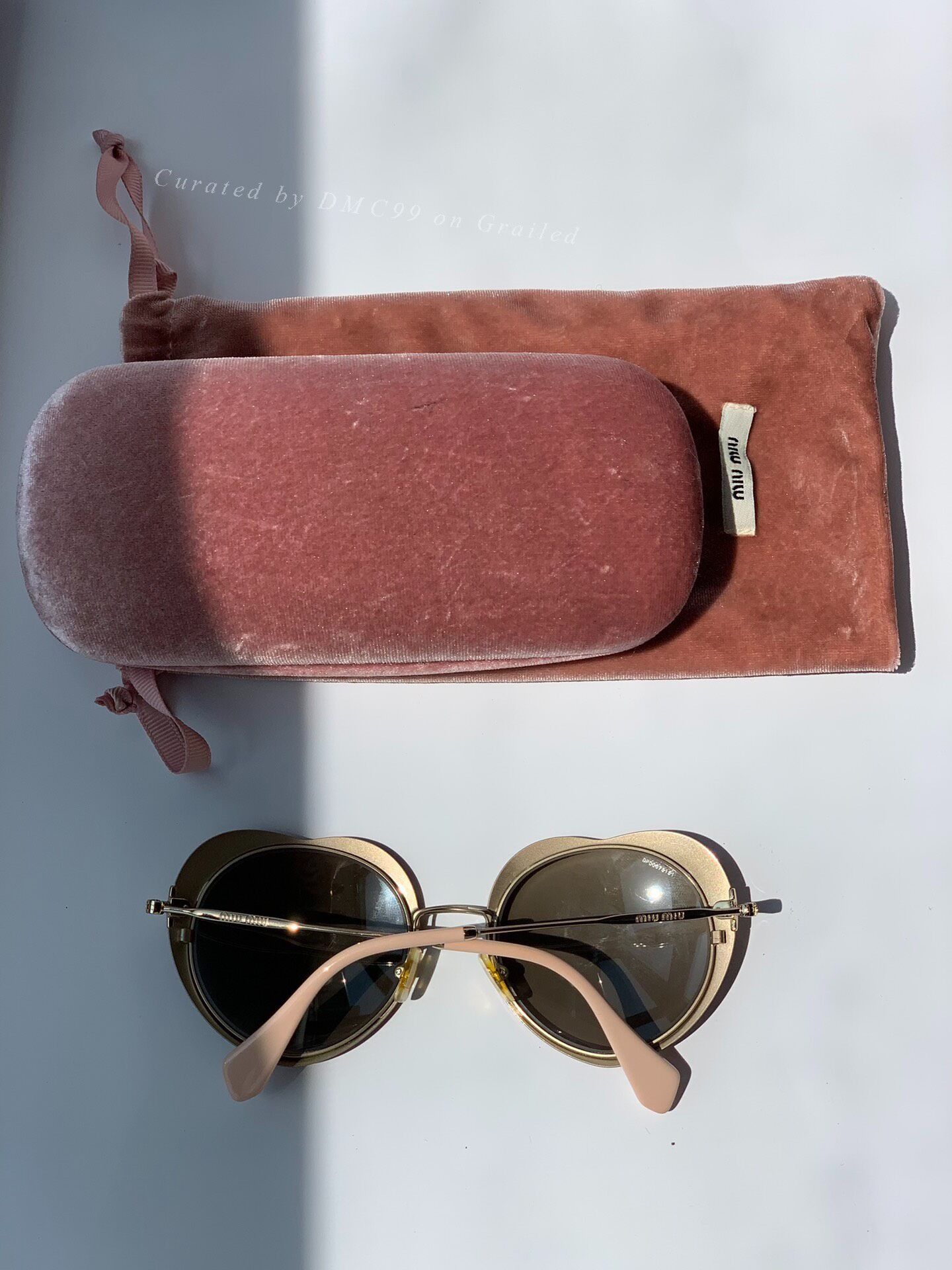 Miu Miu Miumiu Round Frame Sunglasses Size ONE SIZE - 2 Thumbnail