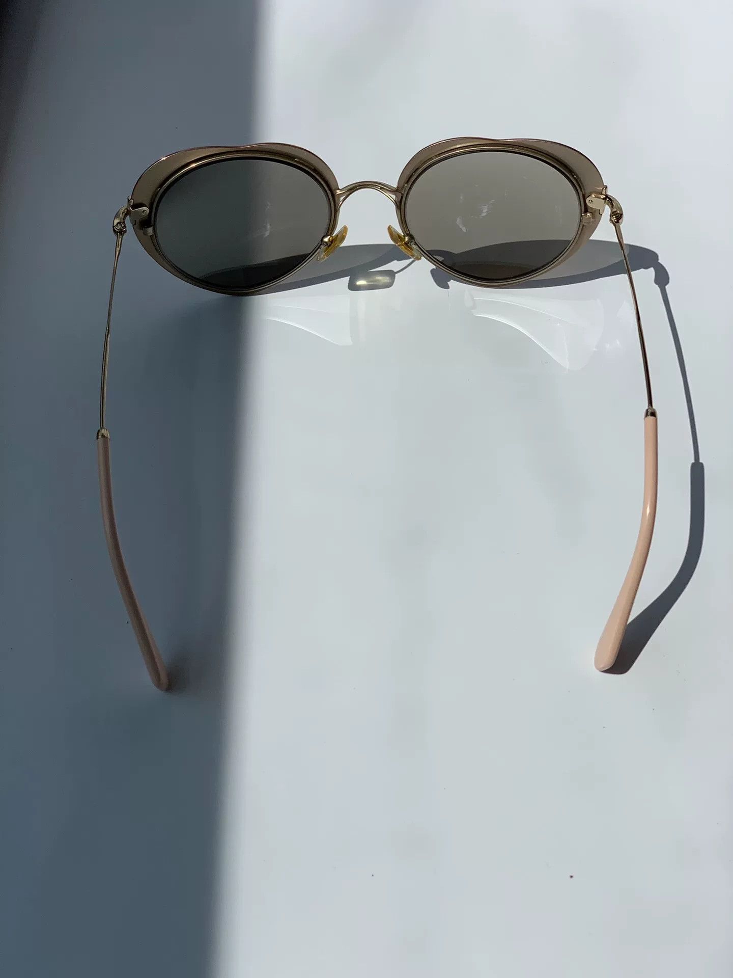 Miu Miu Miumiu Round Frame Sunglasses Size ONE SIZE - 5 Thumbnail