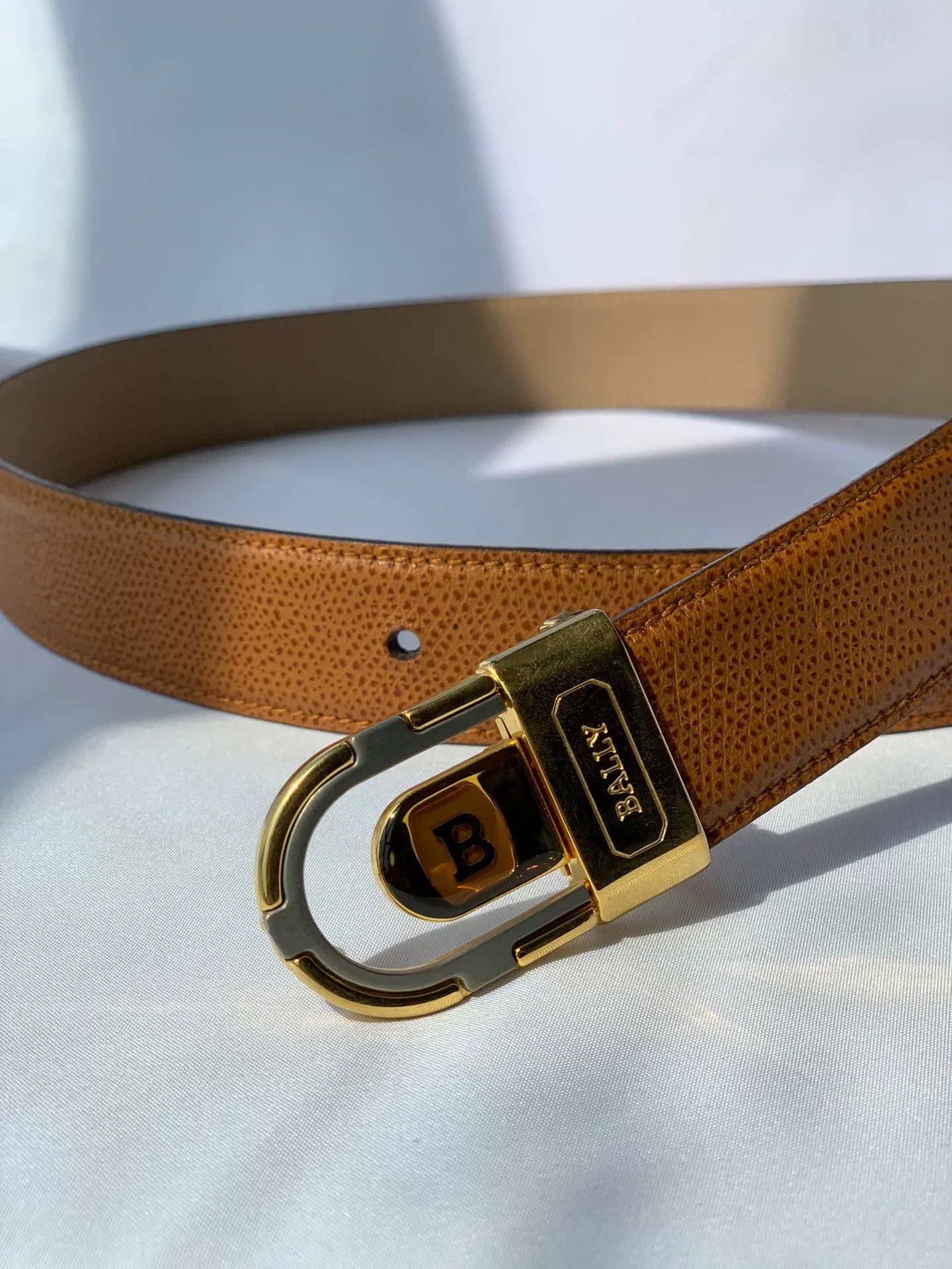 Bally Bally Vintage Italian Leather Belt Size ONE SIZE - 5 Thumbnail