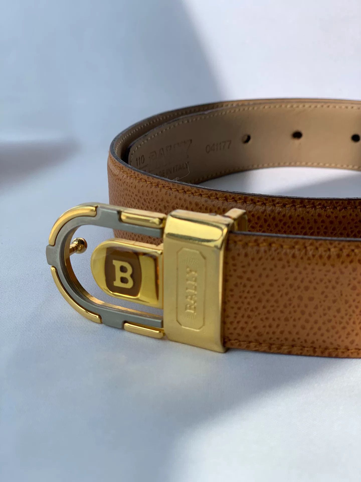 Bally Bally Vintage Italian Leather Belt Size ONE SIZE - 3 Thumbnail