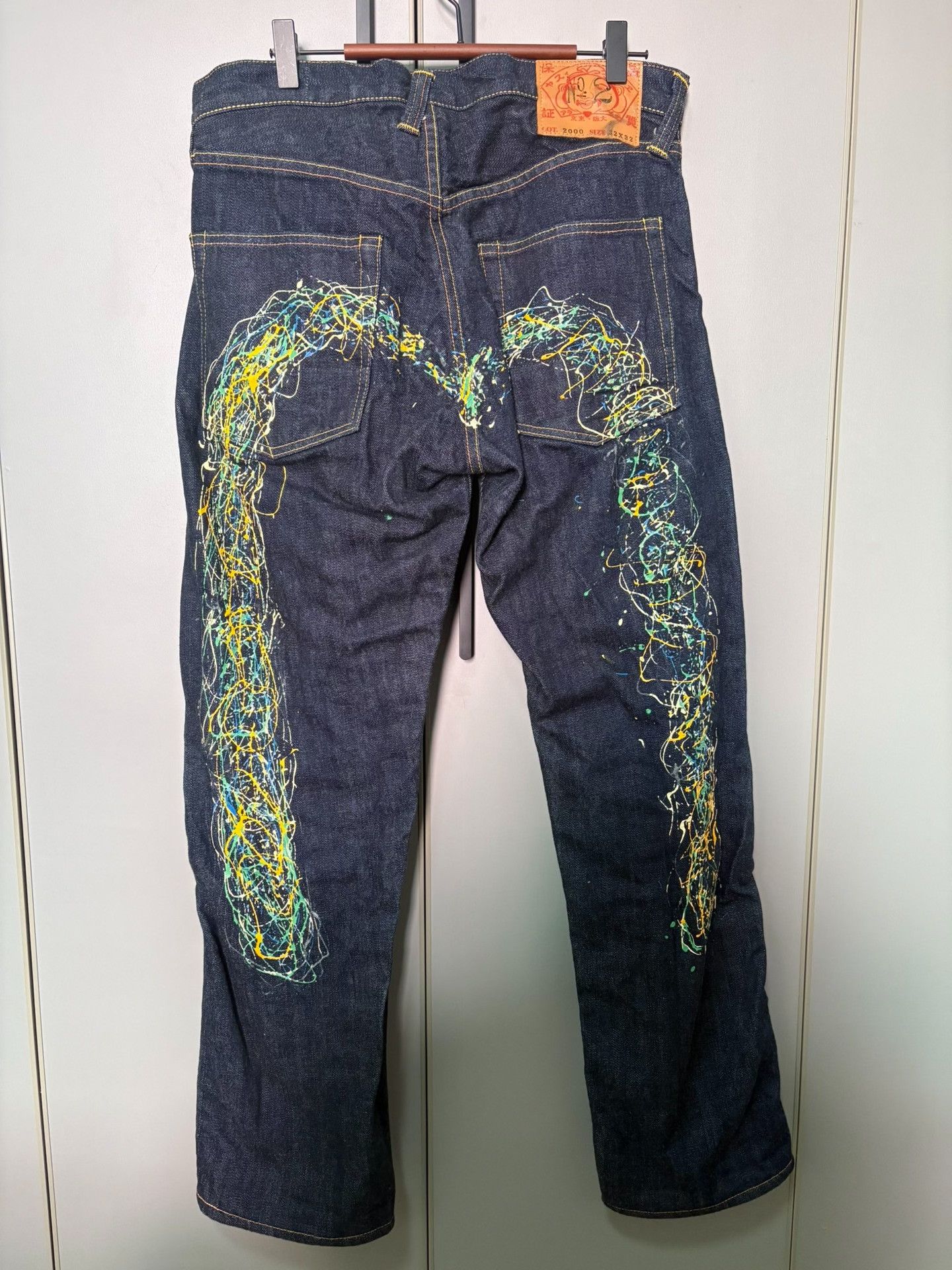 Evisu Evisu No.2 Painted Big M Size US 32 / EU 48 - 2 Thumbnail