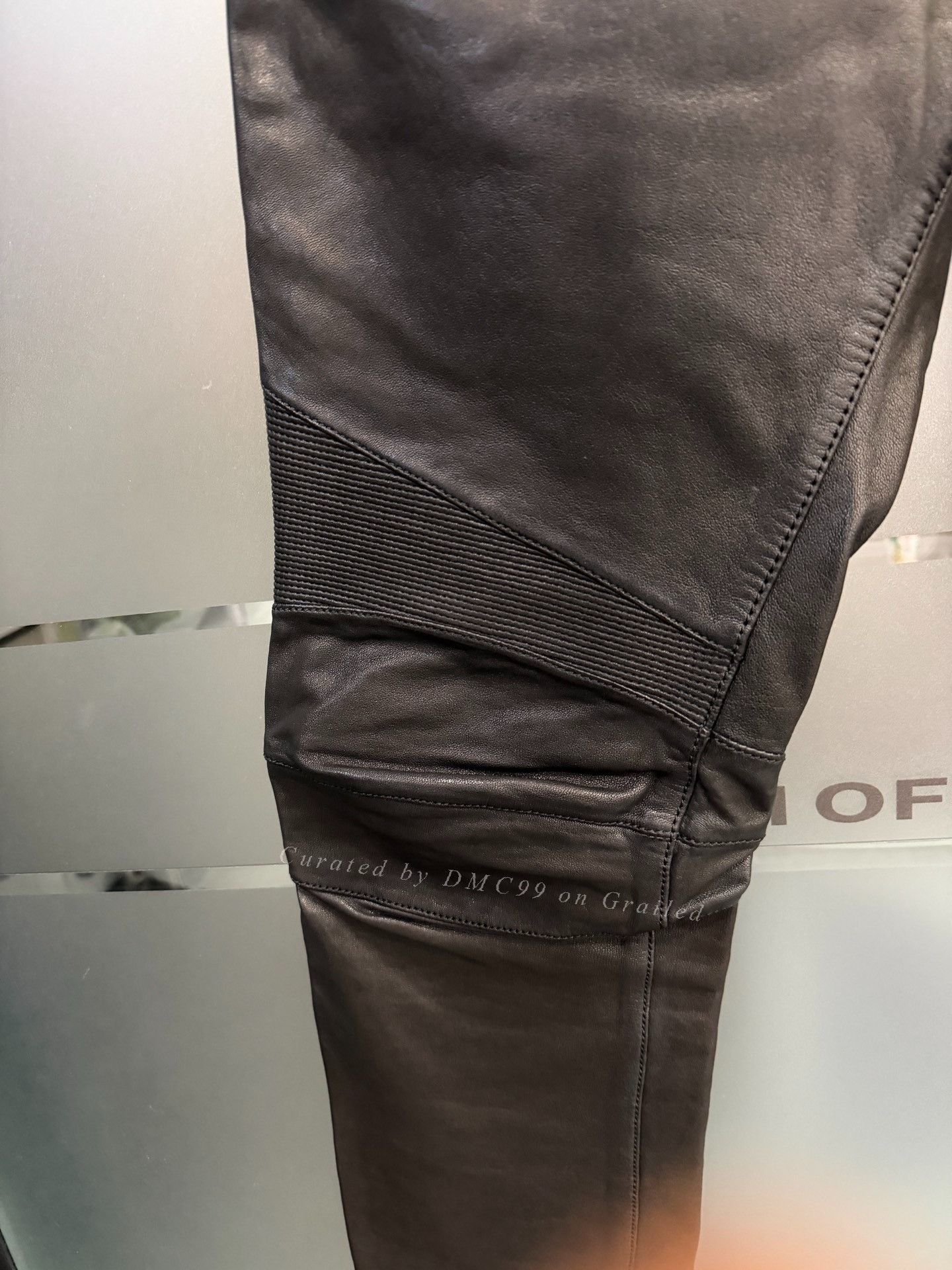 Balmain Balmain Biker Sheepskin Leather Pants Size US 32 / EU 48 - 4 Thumbnail