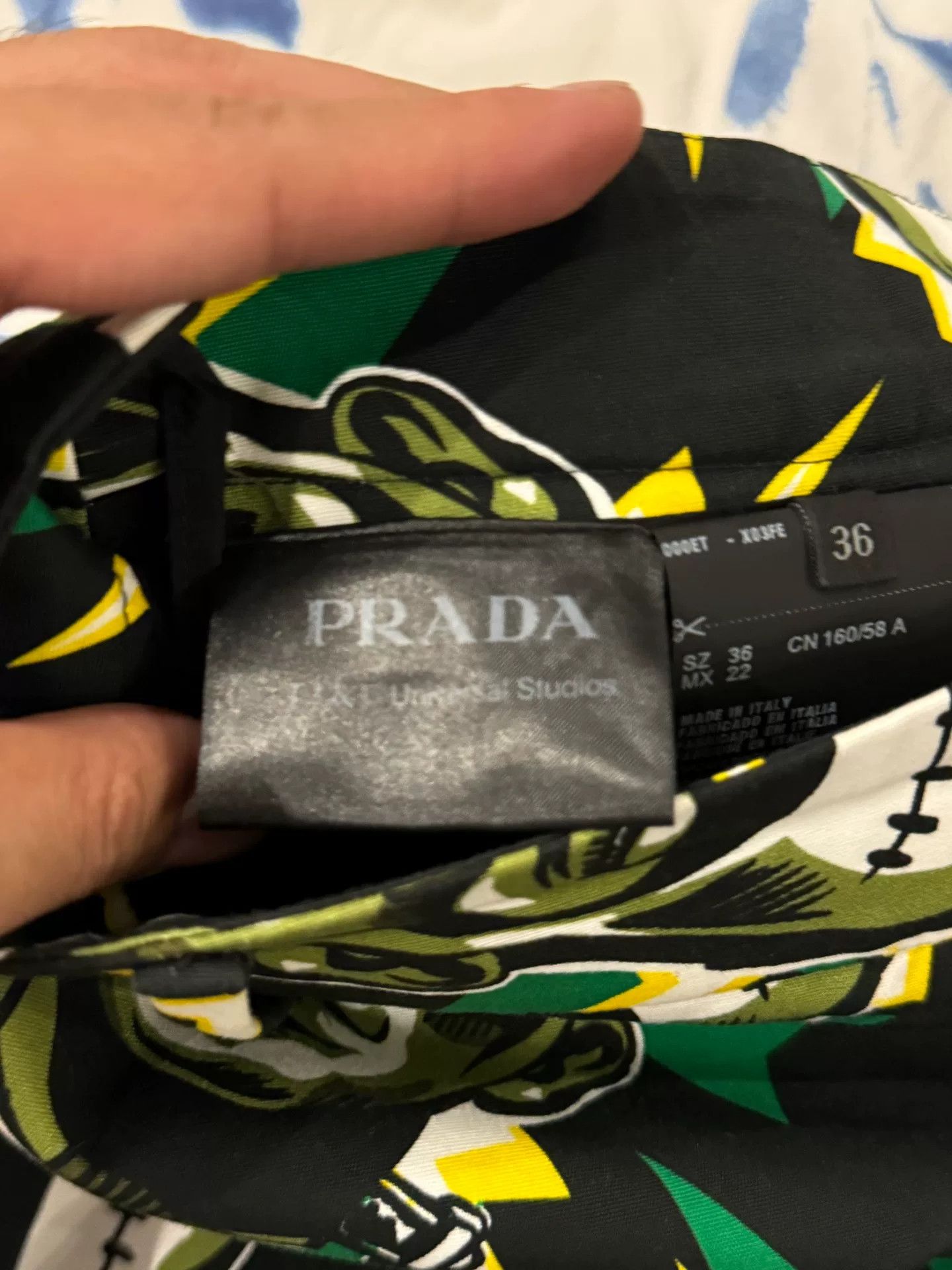 Prada Prada Frankenstein Print Skirt Size 36" / US 14 / IT 50 - 5 Thumbnail
