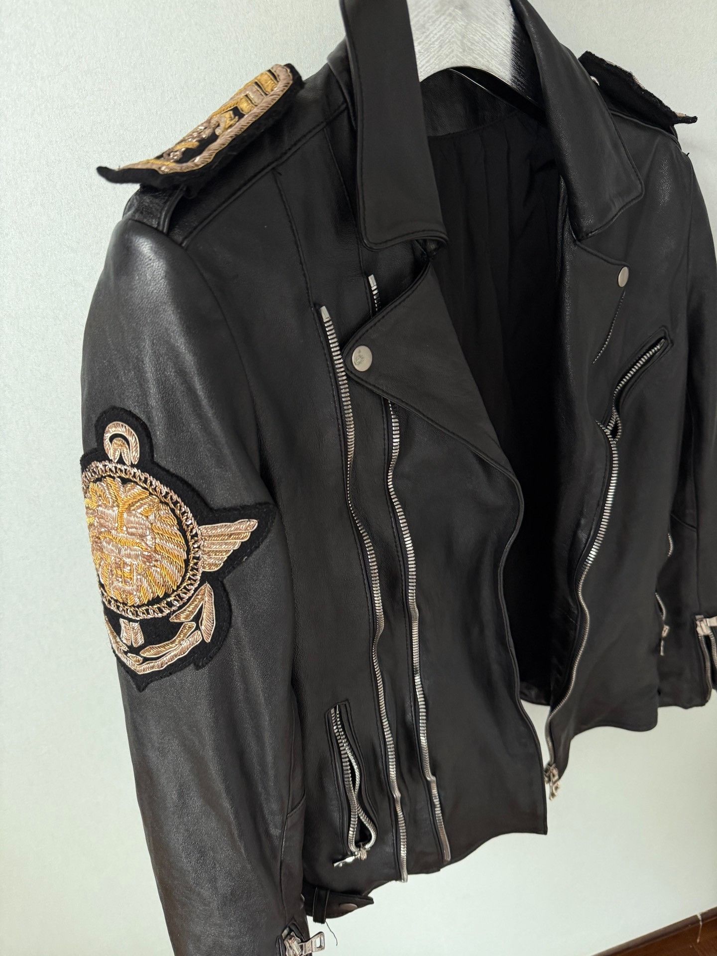 Balmain Balmain Gold Medal Leather Jacket Size US S / EU 44-46 / 1 - 3 Thumbnail