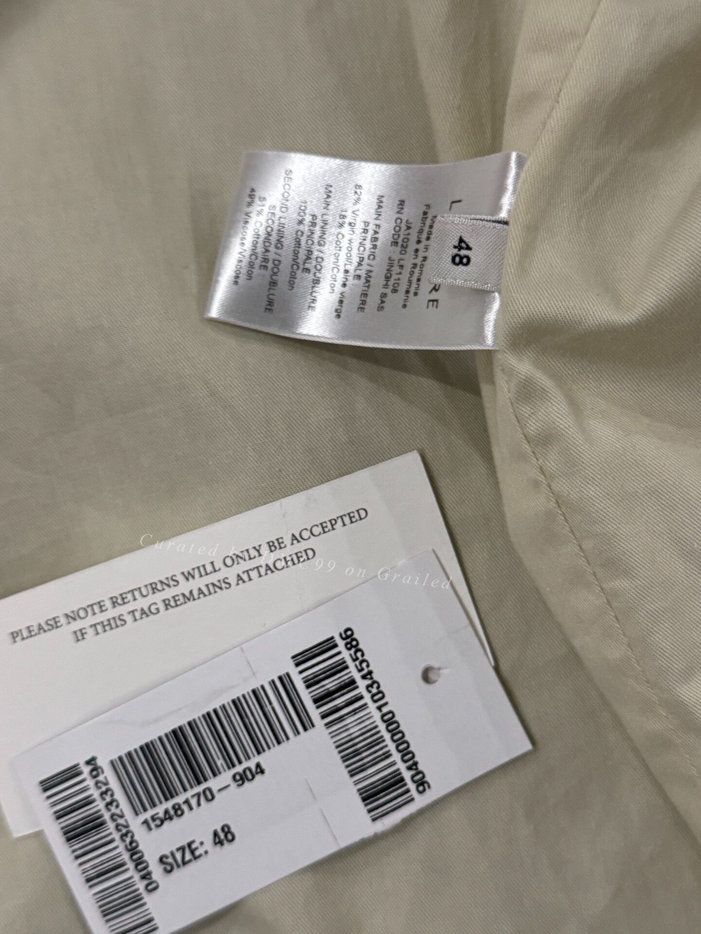 Lemaire Lemaire Brown Wool Suit Size US M / EU 48-50 / 2 - 4 Thumbnail