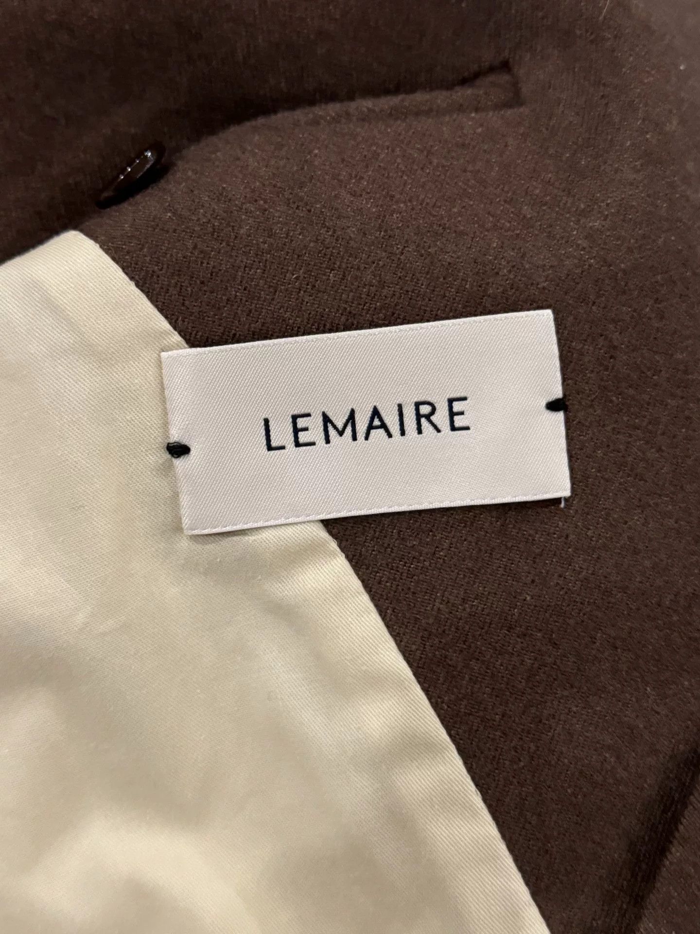 Lemaire Lemaire Brown Wool Suit Size US M / EU 48-50 / 2 - 5 Thumbnail