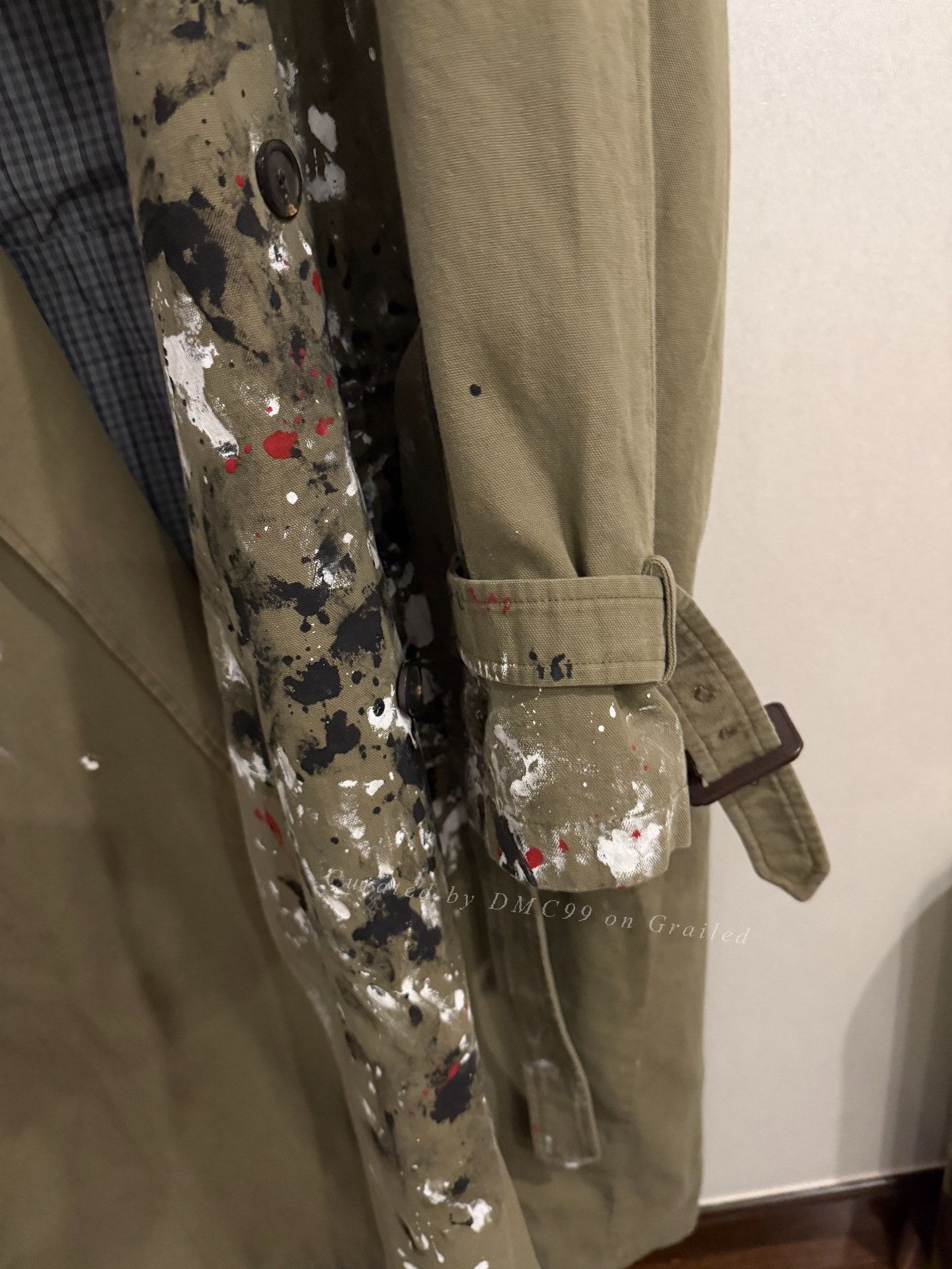 Balenciaga Balenciaga Ink Splatter Coat Size US S / EU 44-46 / 1 - 6 Thumbnail