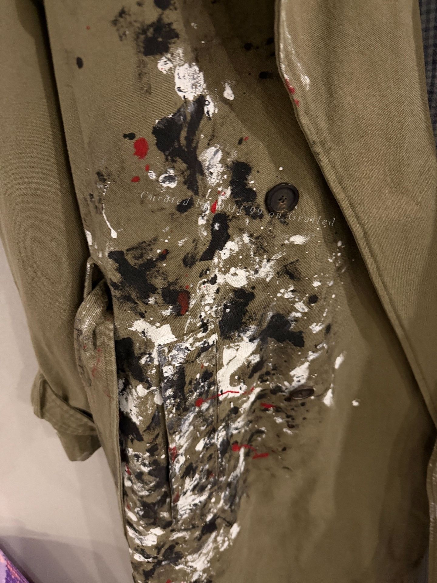 Balenciaga Balenciaga Ink Splatter Coat Size US S / EU 44-46 / 1 - 3 Thumbnail