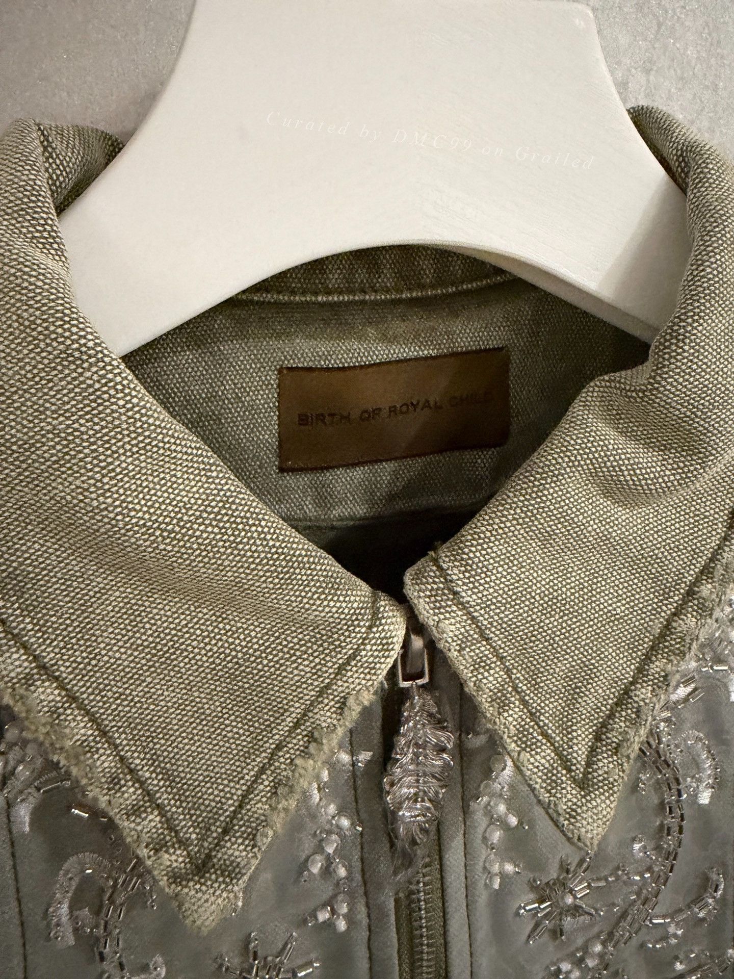 Vintage BORC Hand-Sewn Stud Embroidery Utility Jacket Size S / US 4 / IT 40 - 3 Thumbnail