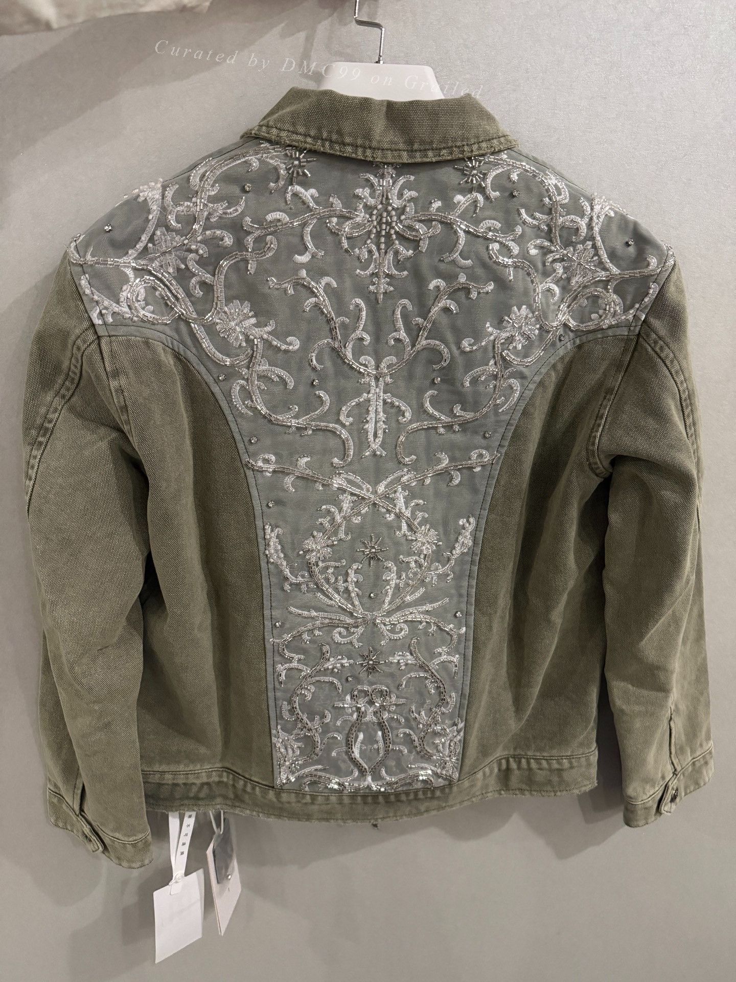 Vintage BORC Hand-Sewn Stud Embroidery Utility Jacket Size S / US 4 / IT 40 - 2 Thumbnail