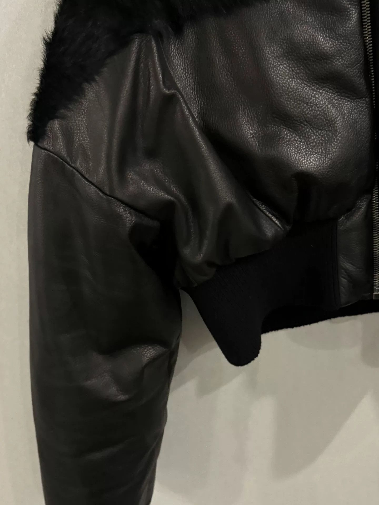 Rick Owens Rick Owens Horsehair Leather Down Jacket Size US M / EU 48-50 / 2 - 4 Thumbnail
