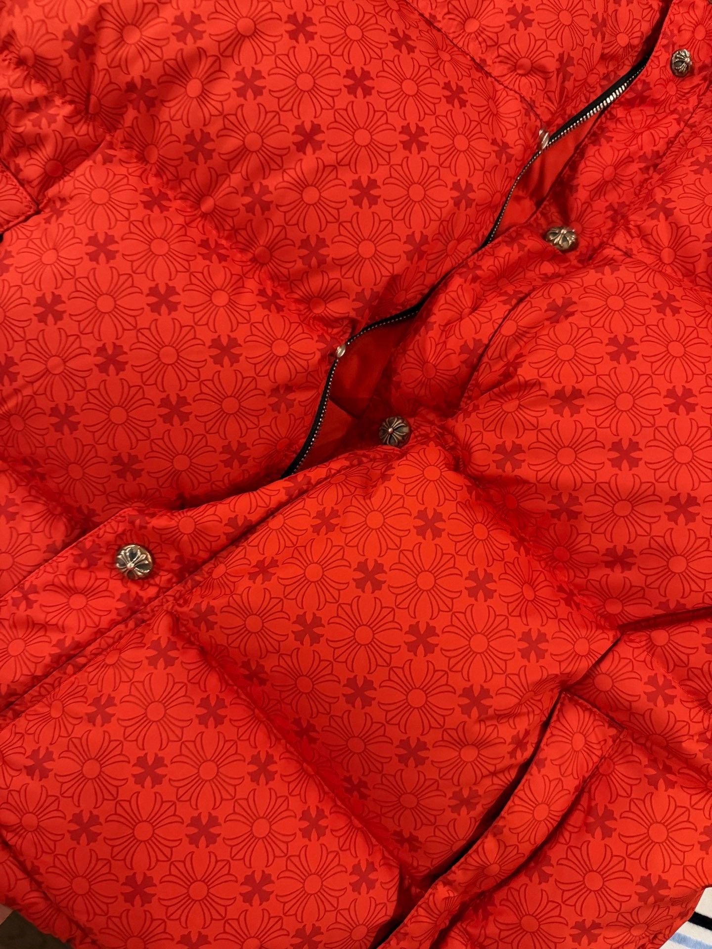 Chrome Hearts Chrome Hearts Red Down Jacket Size US M / EU 48-50 / 2 - 3 Thumbnail