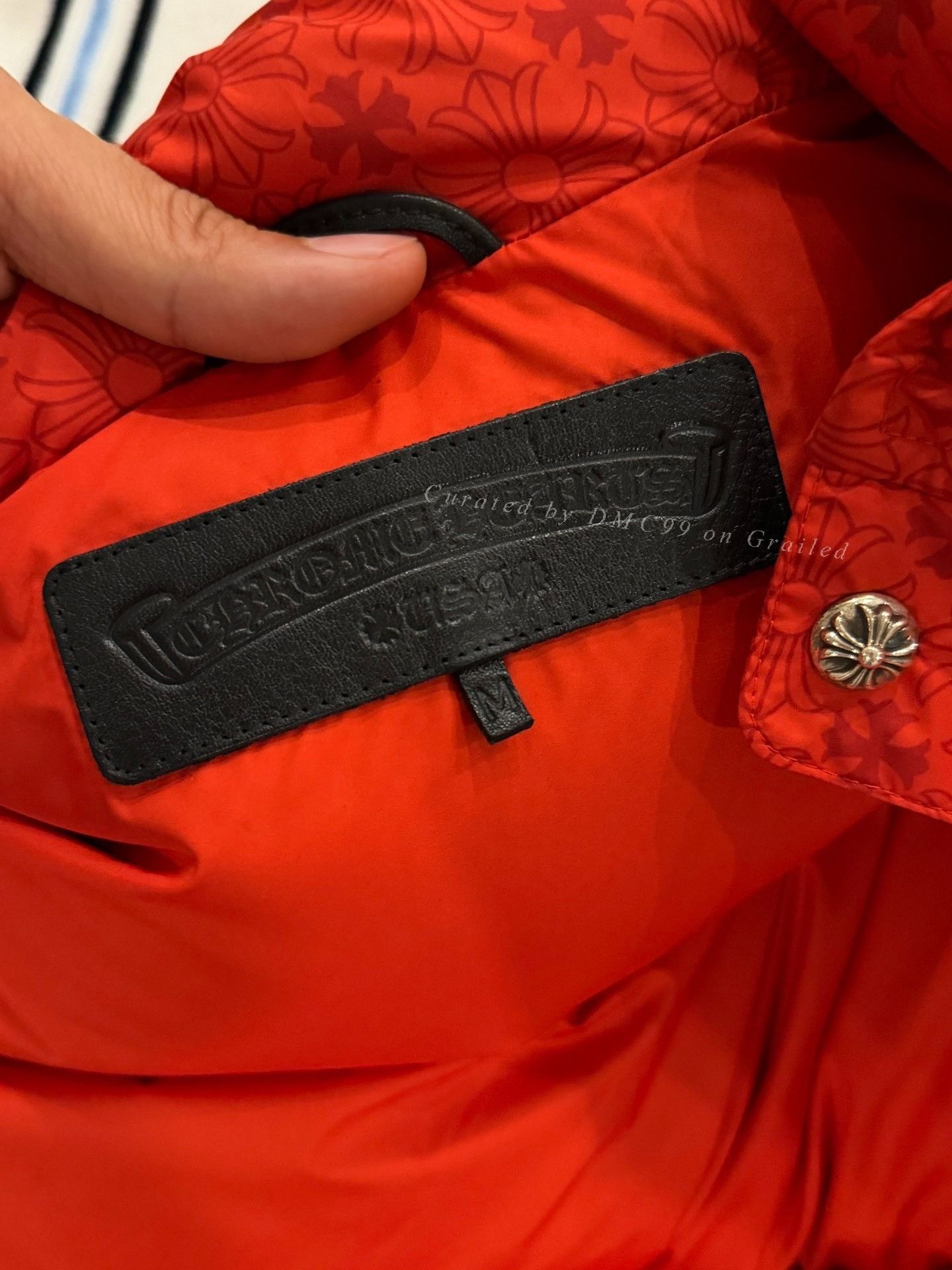 Chrome Hearts Chrome Hearts Red Down Jacket Size US M / EU 48-50 / 2 - 5 Thumbnail