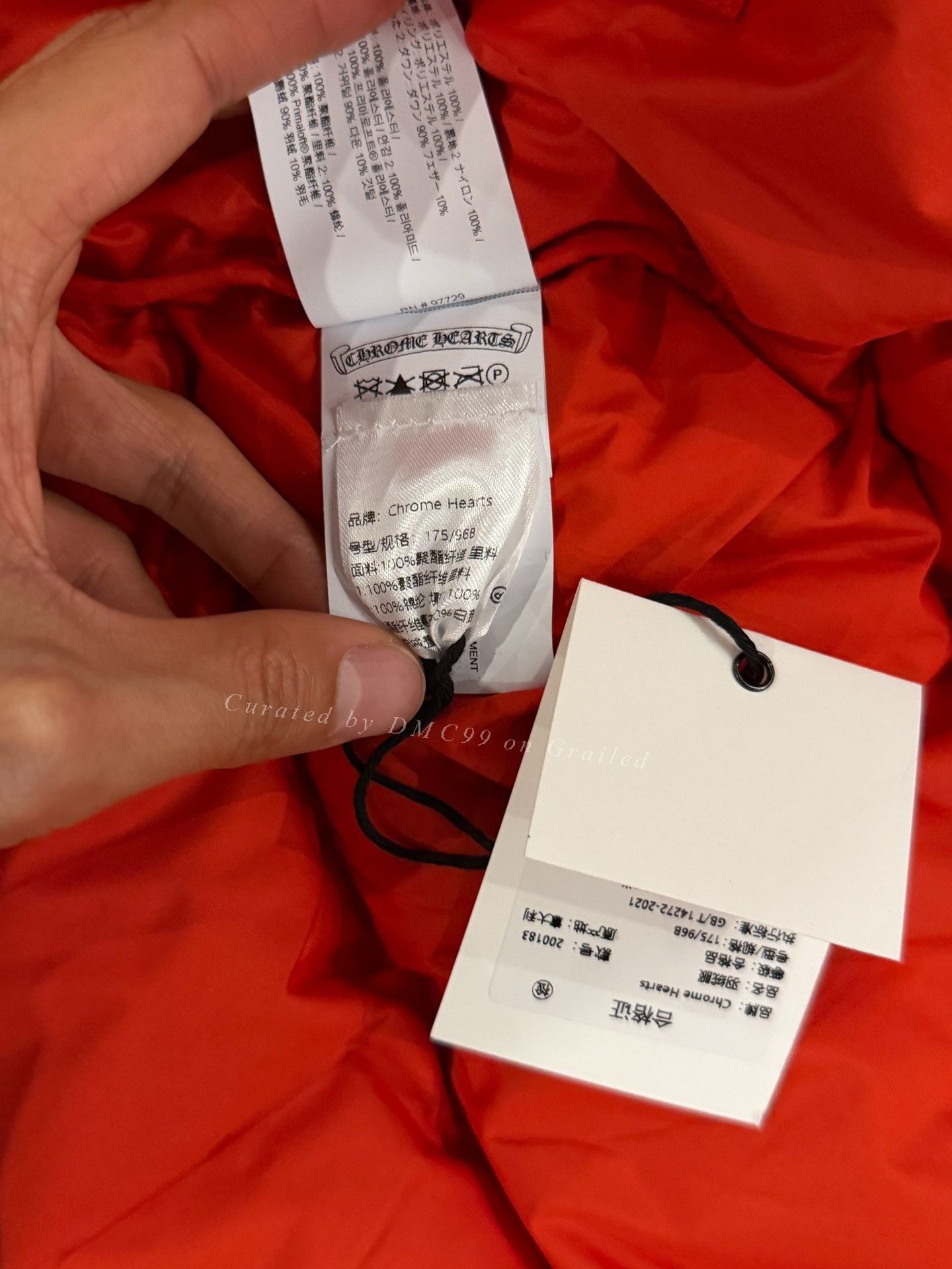 Chrome Hearts Chrome Hearts Red Down Jacket Size US M / EU 48-50 / 2 - 7 Thumbnail
