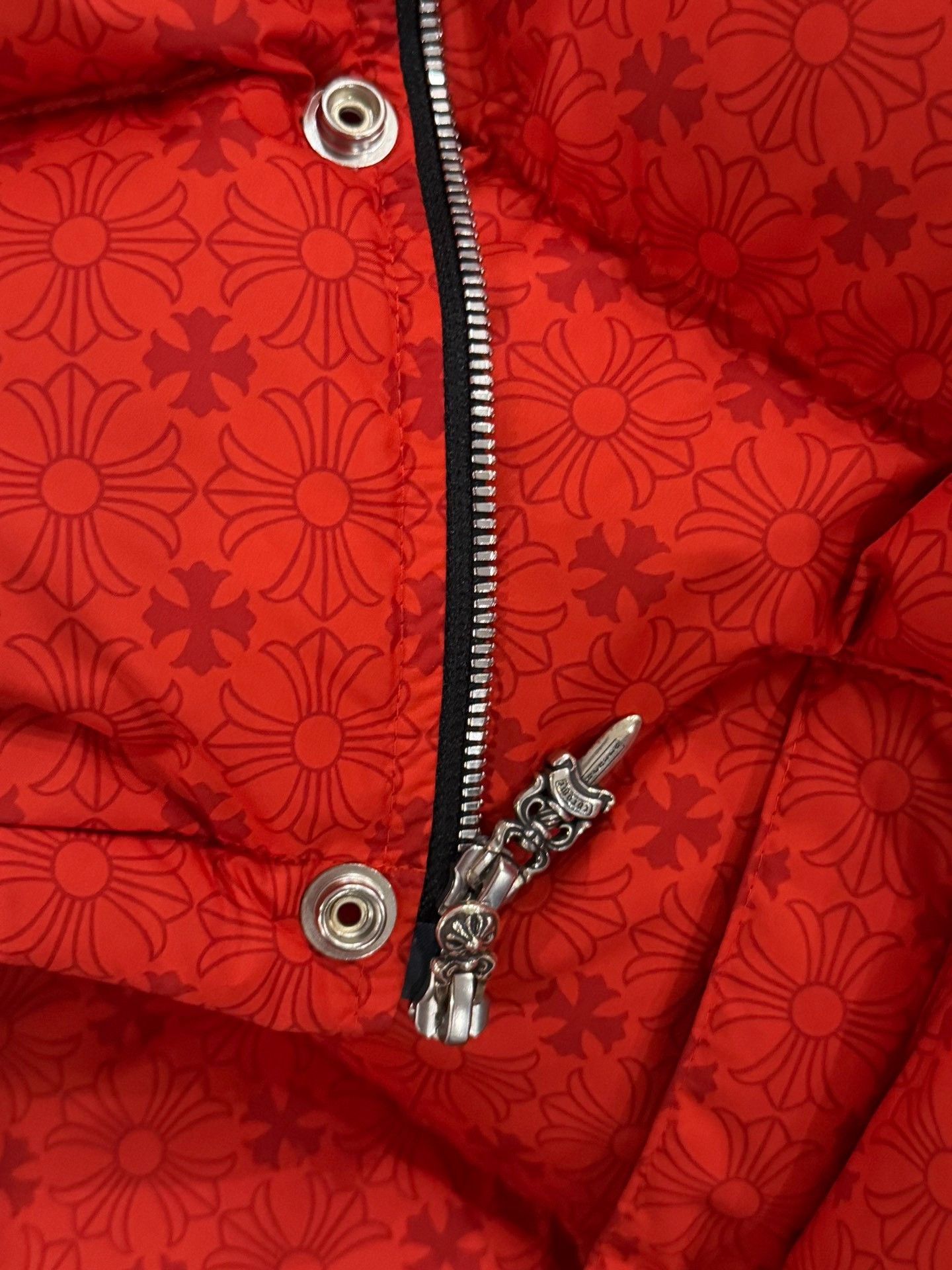 Chrome Hearts Chrome Hearts Red Down Jacket Size US M / EU 48-50 / 2 - 4 Thumbnail