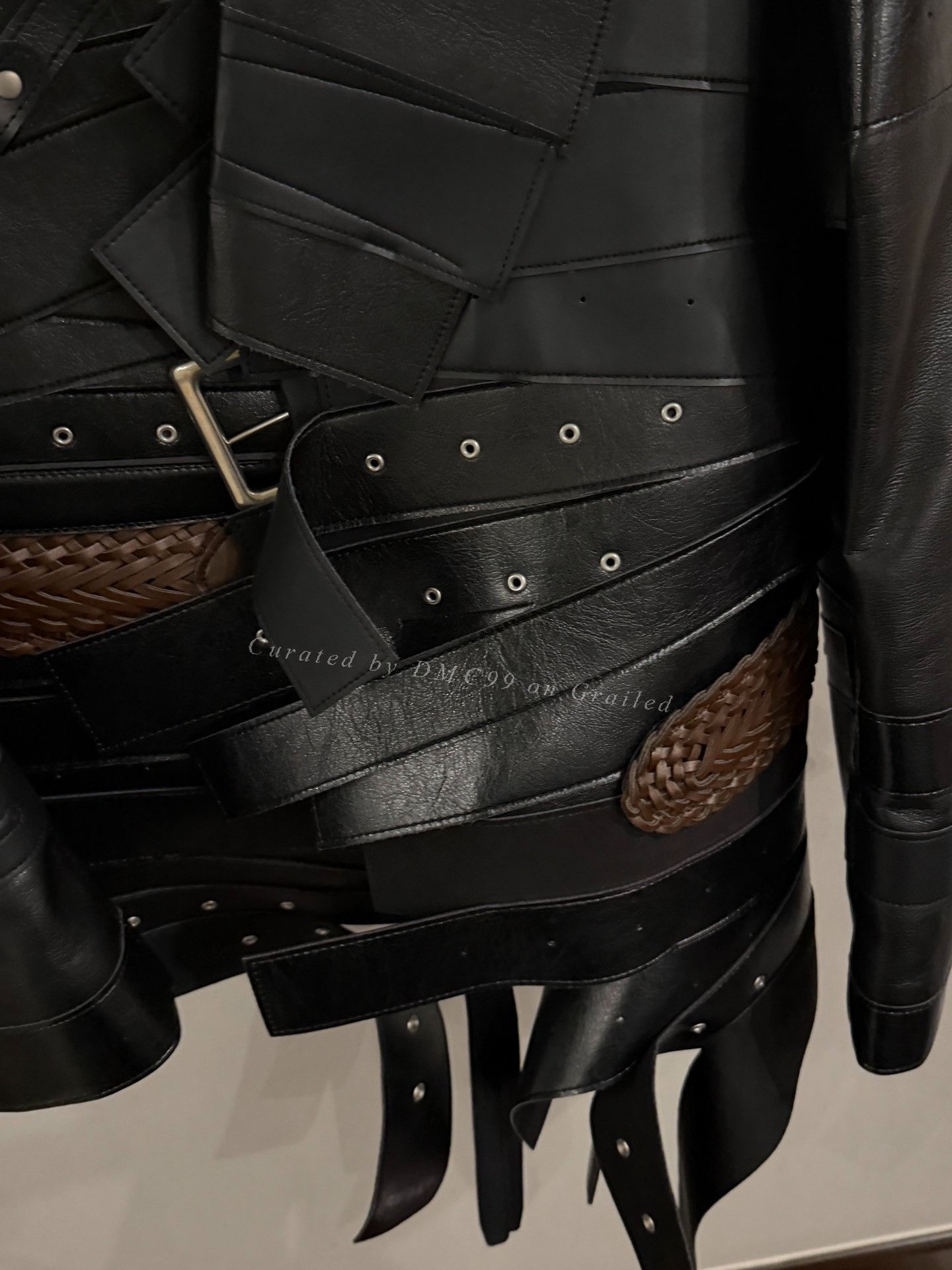 Junya Watanabe Junya Watanabe Leather Jacket with Belt Size US M / EU 48-50 / 2 - 3 Thumbnail