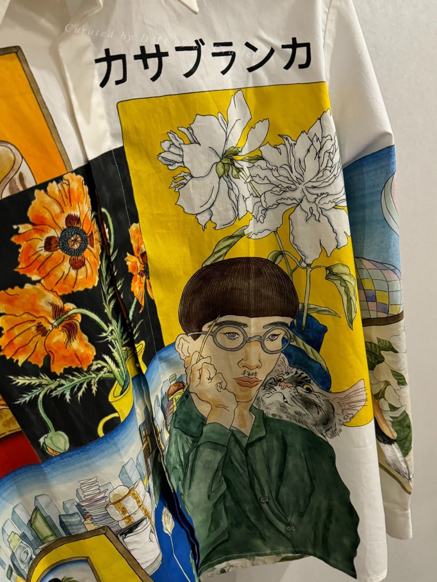 Casablanca Casablanca Portrait Print Shirt Size US M / EU 48-50 / 2 - 2 Thumbnail
