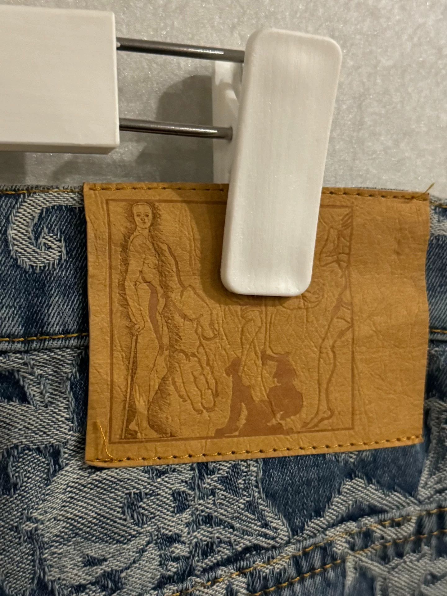Martine Rose Martine Rose Embossed Jeans Size US 26 / EU 42 - 4 Thumbnail