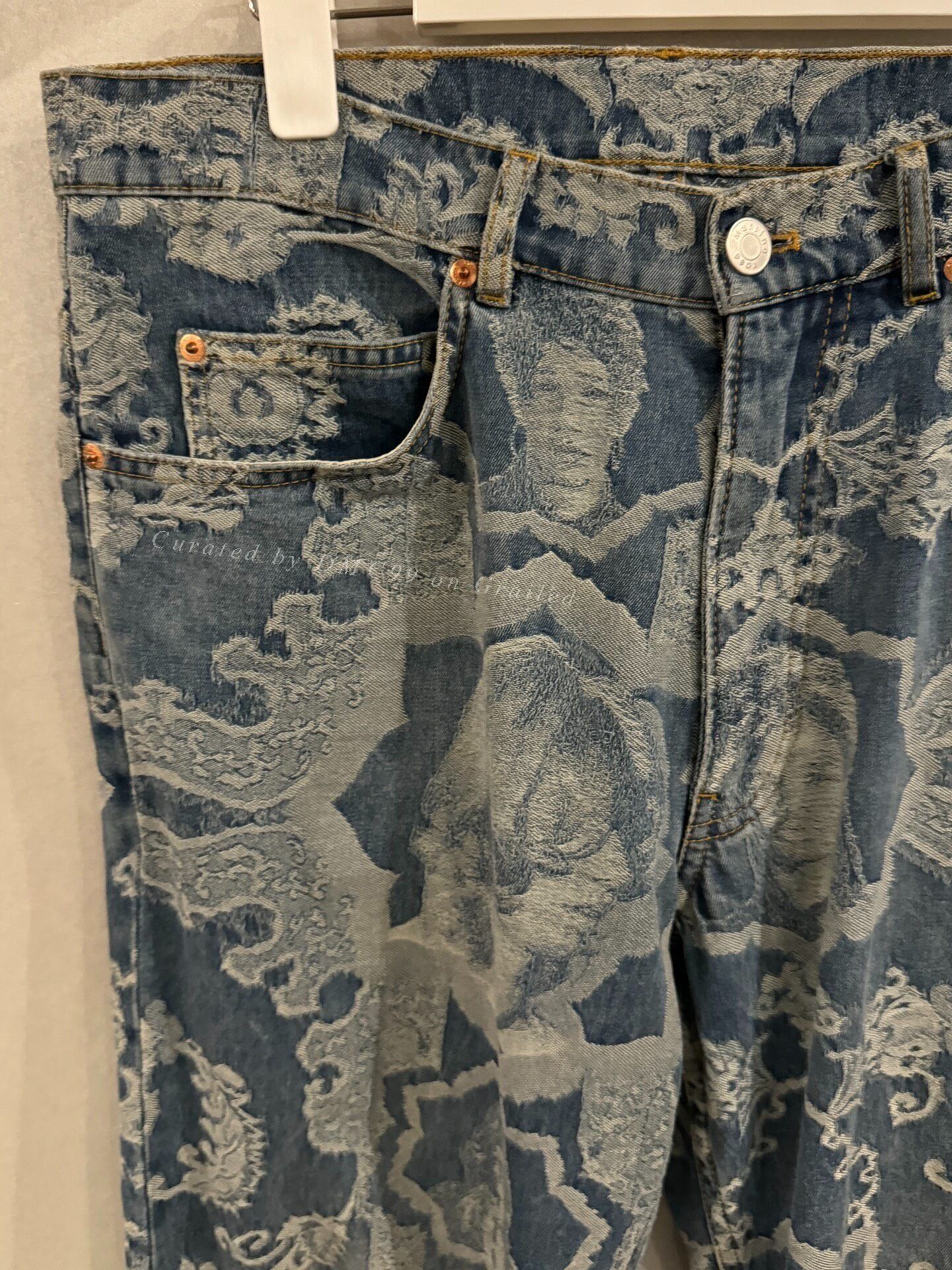 Martine Rose Martine Rose Embossed Jeans Size US 26 / EU 42 - 3 Thumbnail
