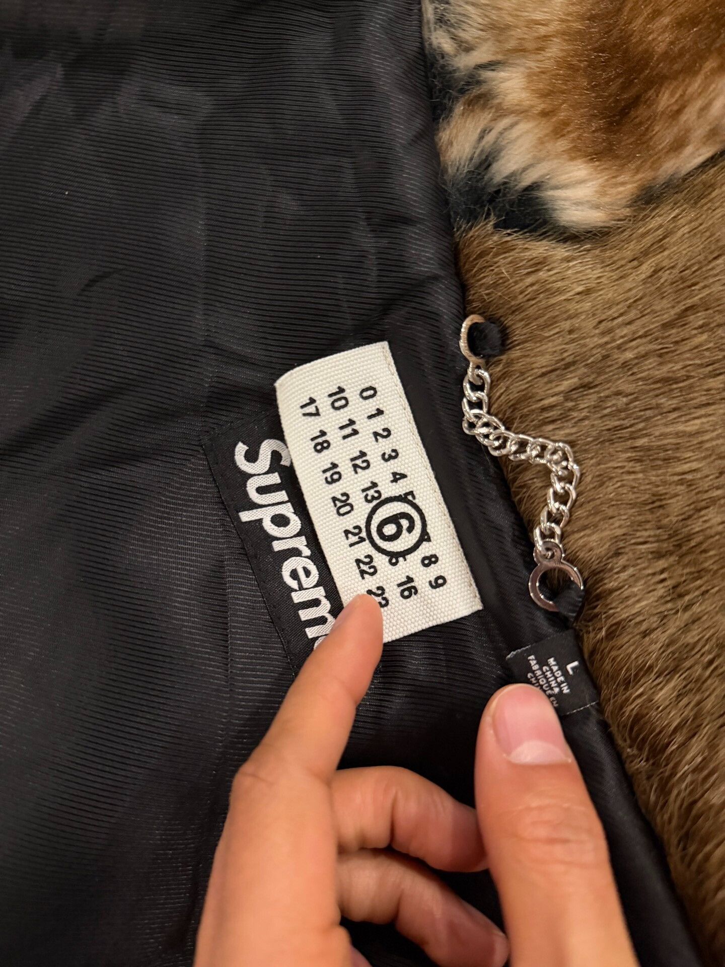 Maison Margiela Margiela x Supreme Spliced Fur Coat Size US L / EU 52-54 / 3 - 5 Thumbnail